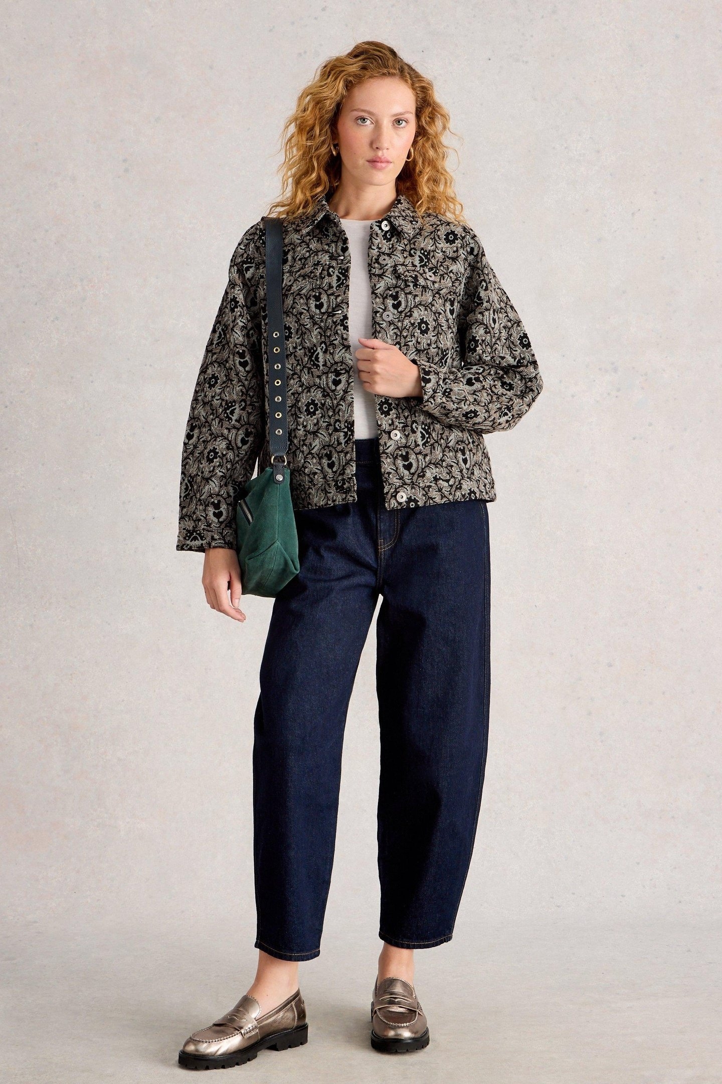 ESME JACQUARD JACKET GREY MULTI 1