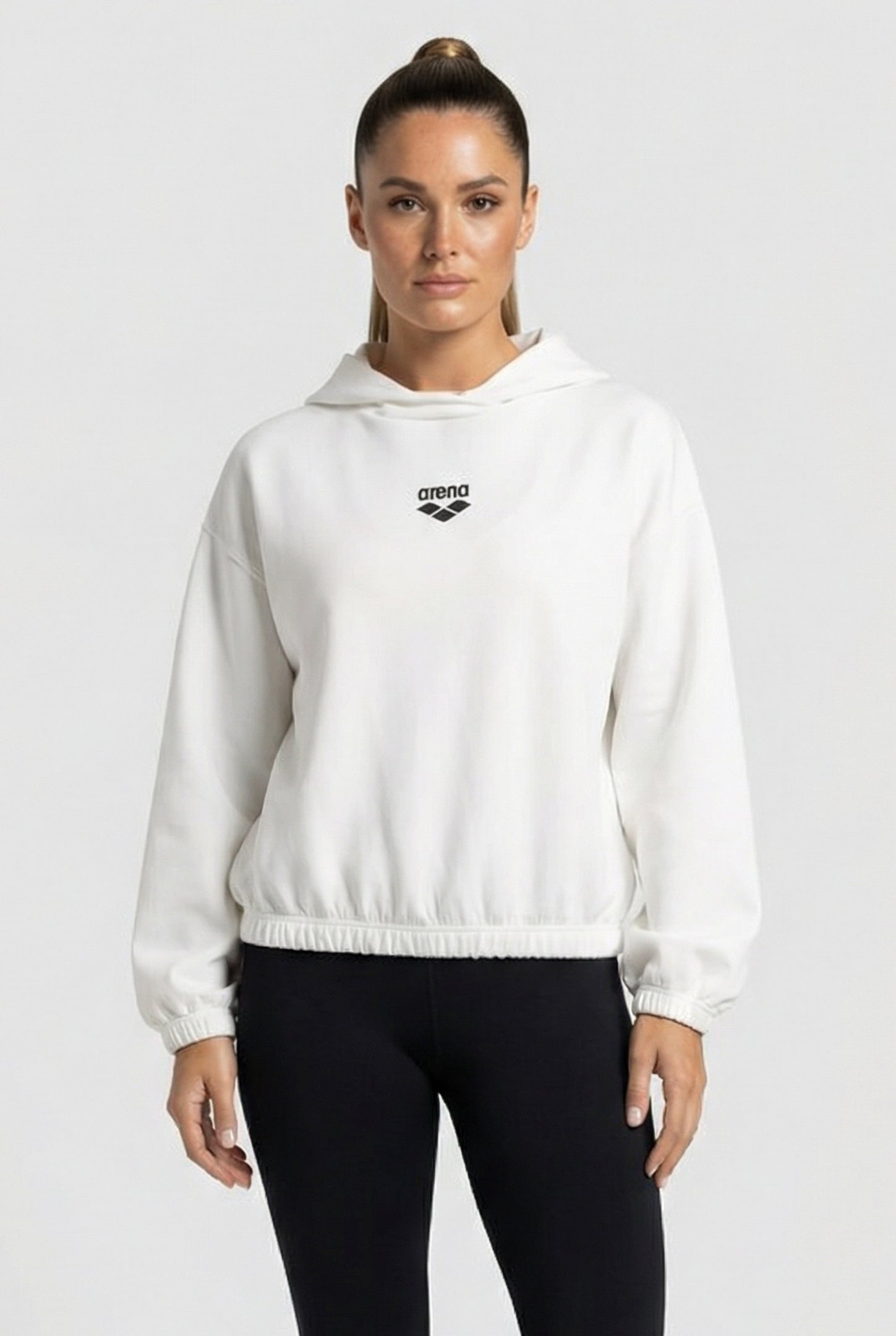 WOMEN'S HOODED SWEAT MPH WHITE 1