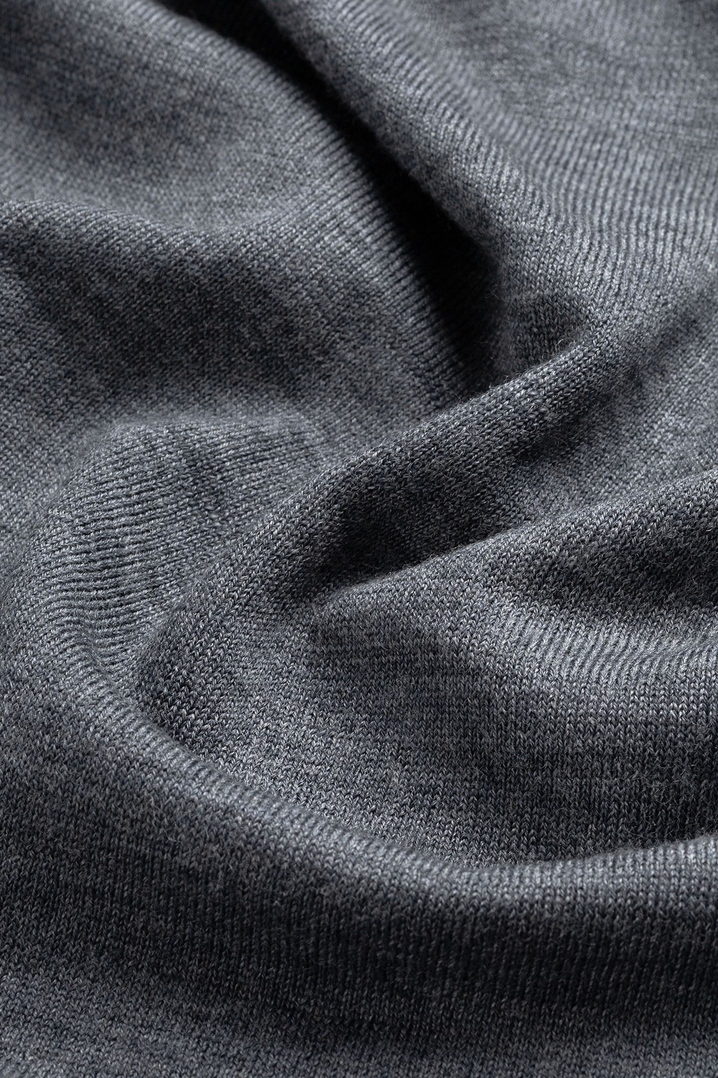POLO LONG SLEEVE 100% MERINO STORM GREY 7