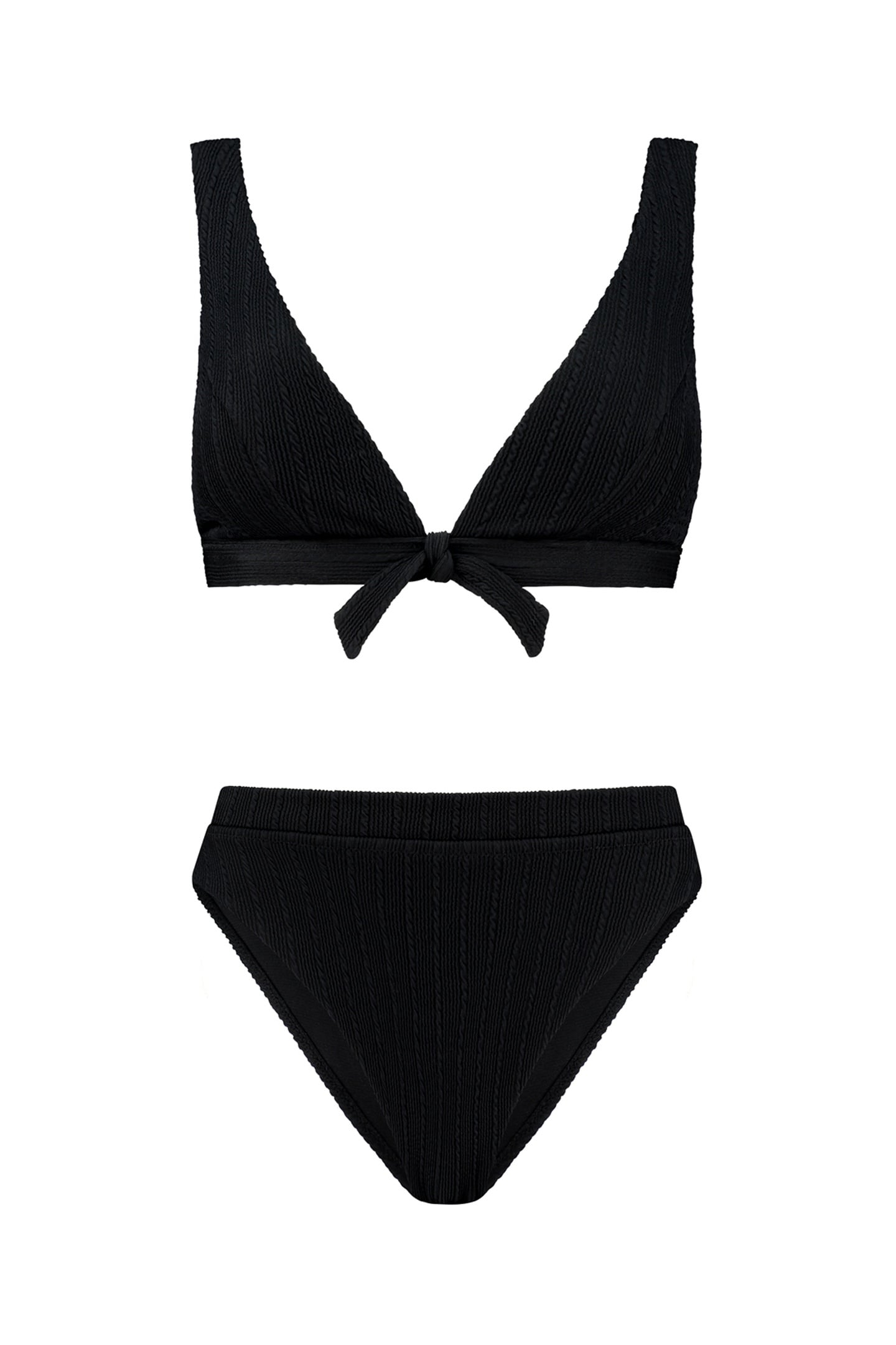 TEDDY BIKINI SET MALTA STRUCTURE BLACK MALTA STRUCTURE 6