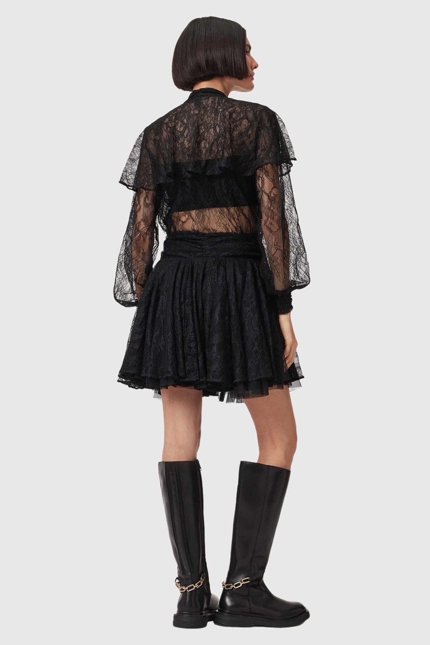 ATHENA LACE SKIRT BLACK 5