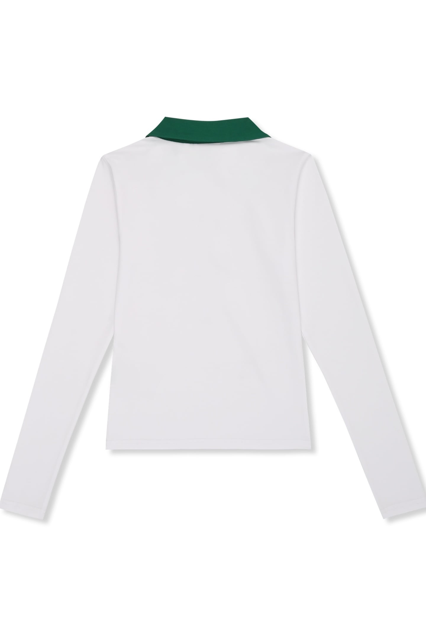 CERRIONE SLIM JOHNNY COLLAR TOP BRIGHT WHITE 4