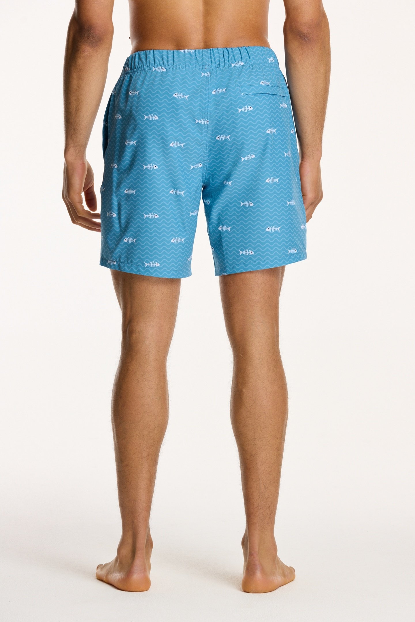 SWIM SHORTS FISH BONE CANADIAN BLUE 3
