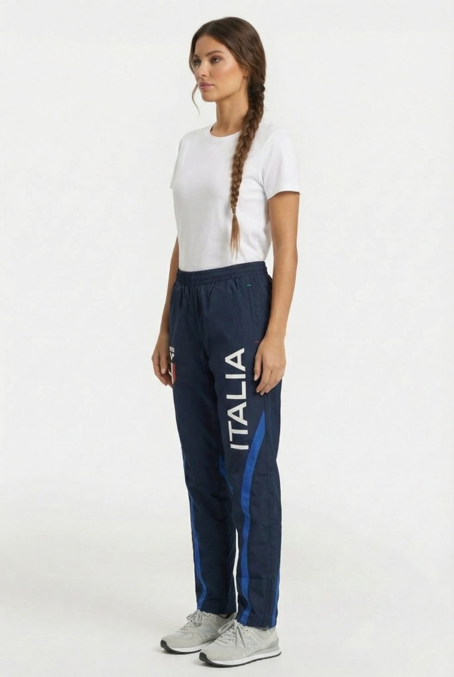 UNISEX ITALY FIN WARM UP PANT NAVY ROYAL 5