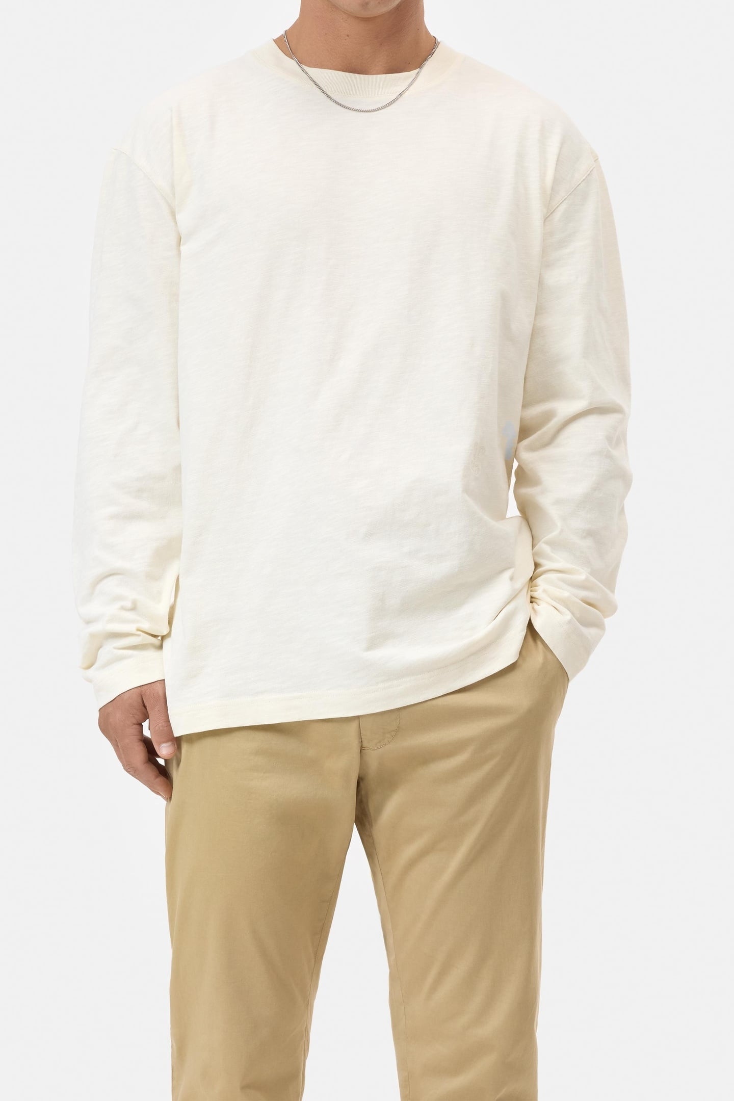 CLASSIC LONGSLEEVE T-SHIRTS IVORY 2