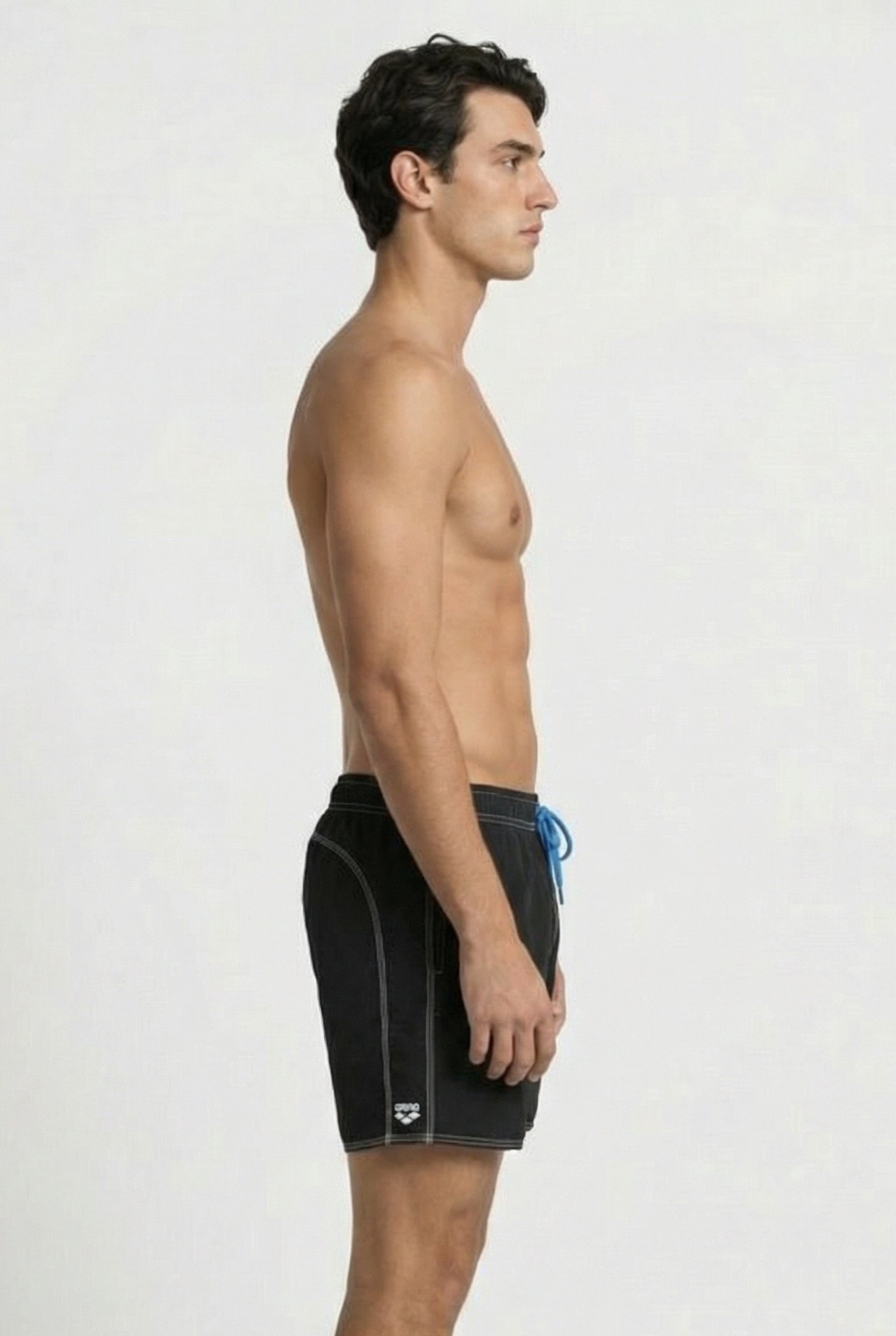 FUNDAMENTALS SOLID BOXER BLACK-WHITE 3