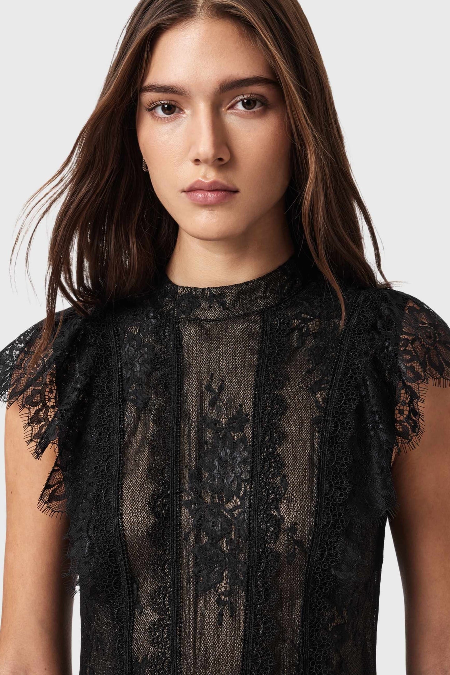 FLEUR DRESS METALLIC GOLD 8