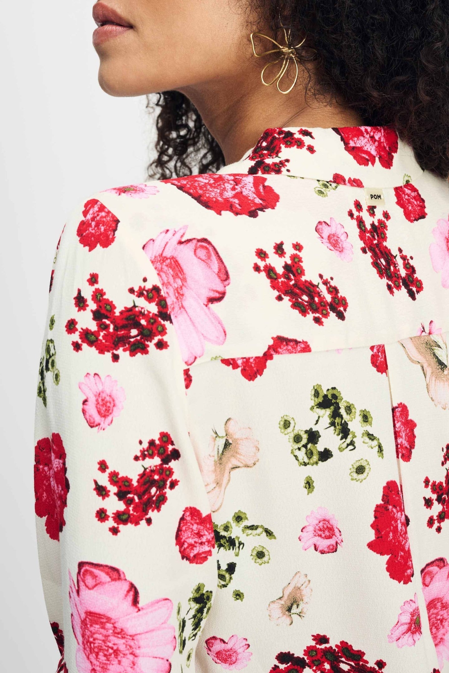 BLOUSE - MILA BOUQUET CREAM WHITE 5