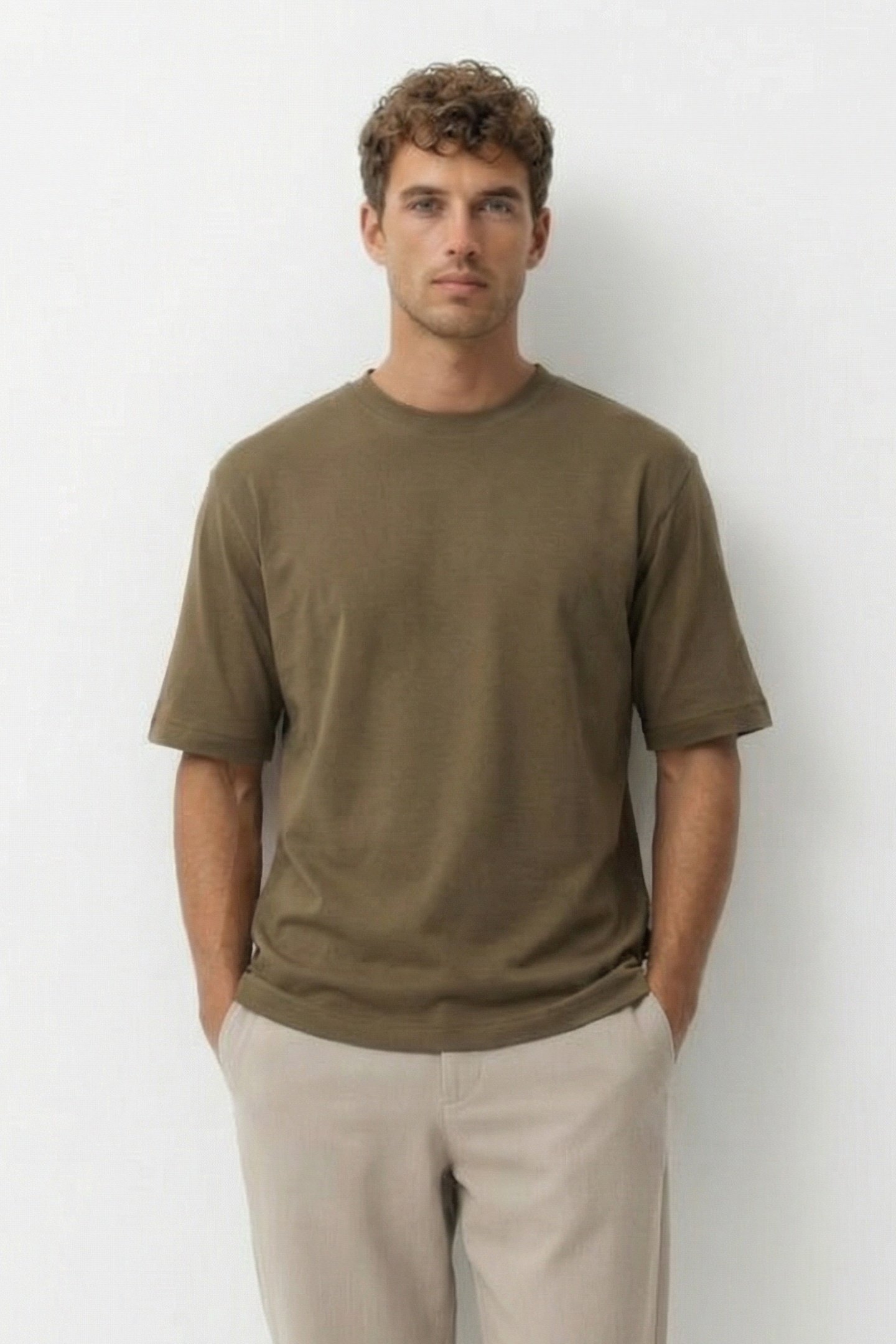 POWA T-SHIRT OLIVE 1