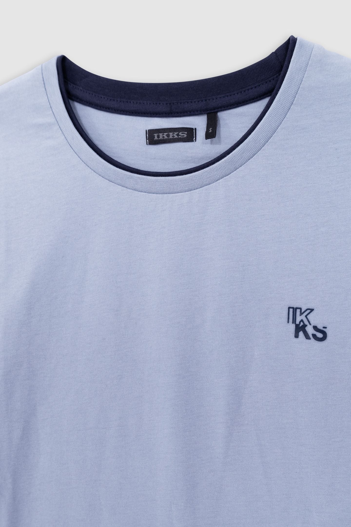 BOY'S BLUE ORGANIC COTTON T-SHIRT, SHINY BUILDINGS ON BACK 2