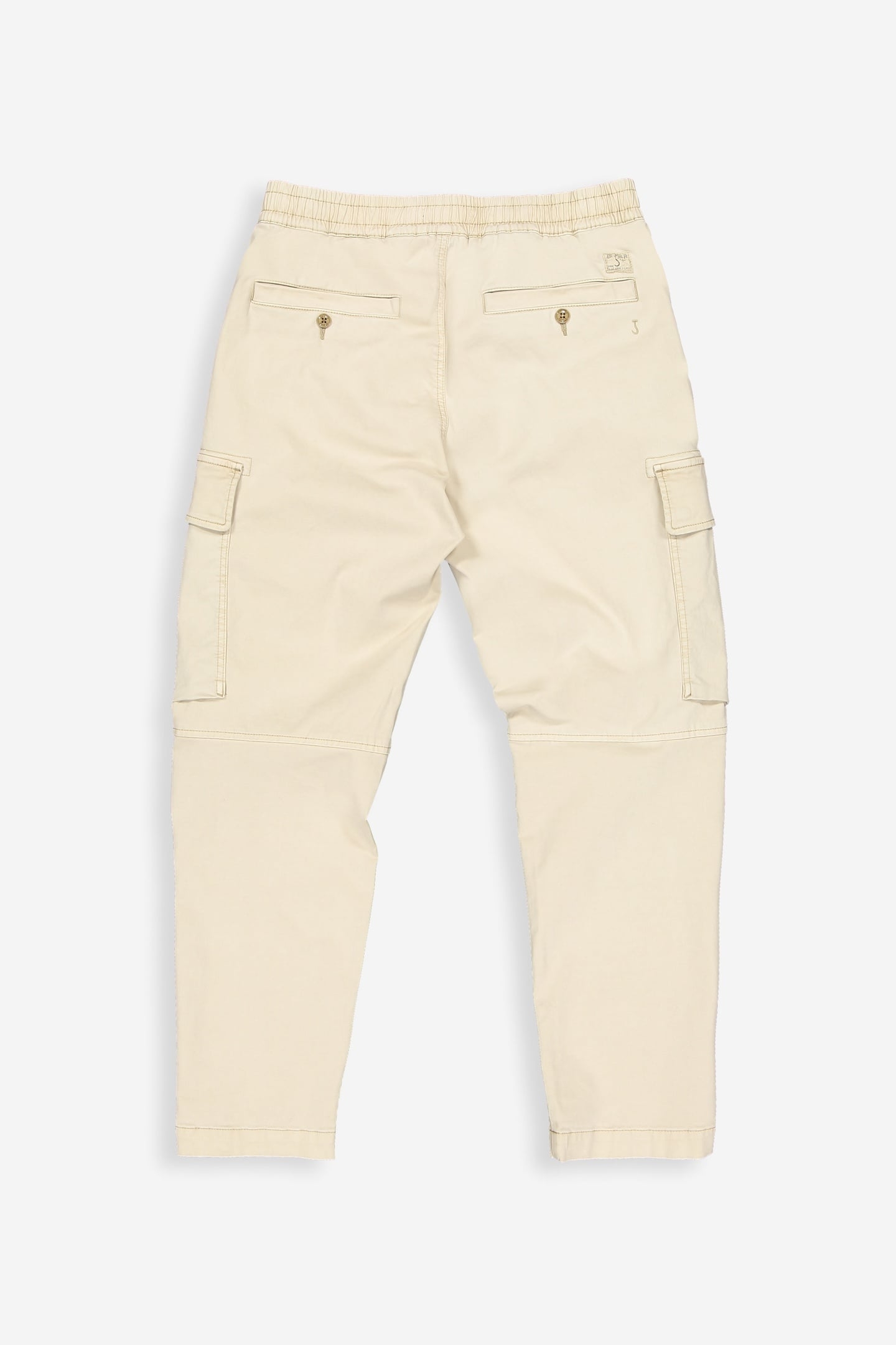 TRISTAN SLIM SATEEN CARGO BEIGE GREY 4