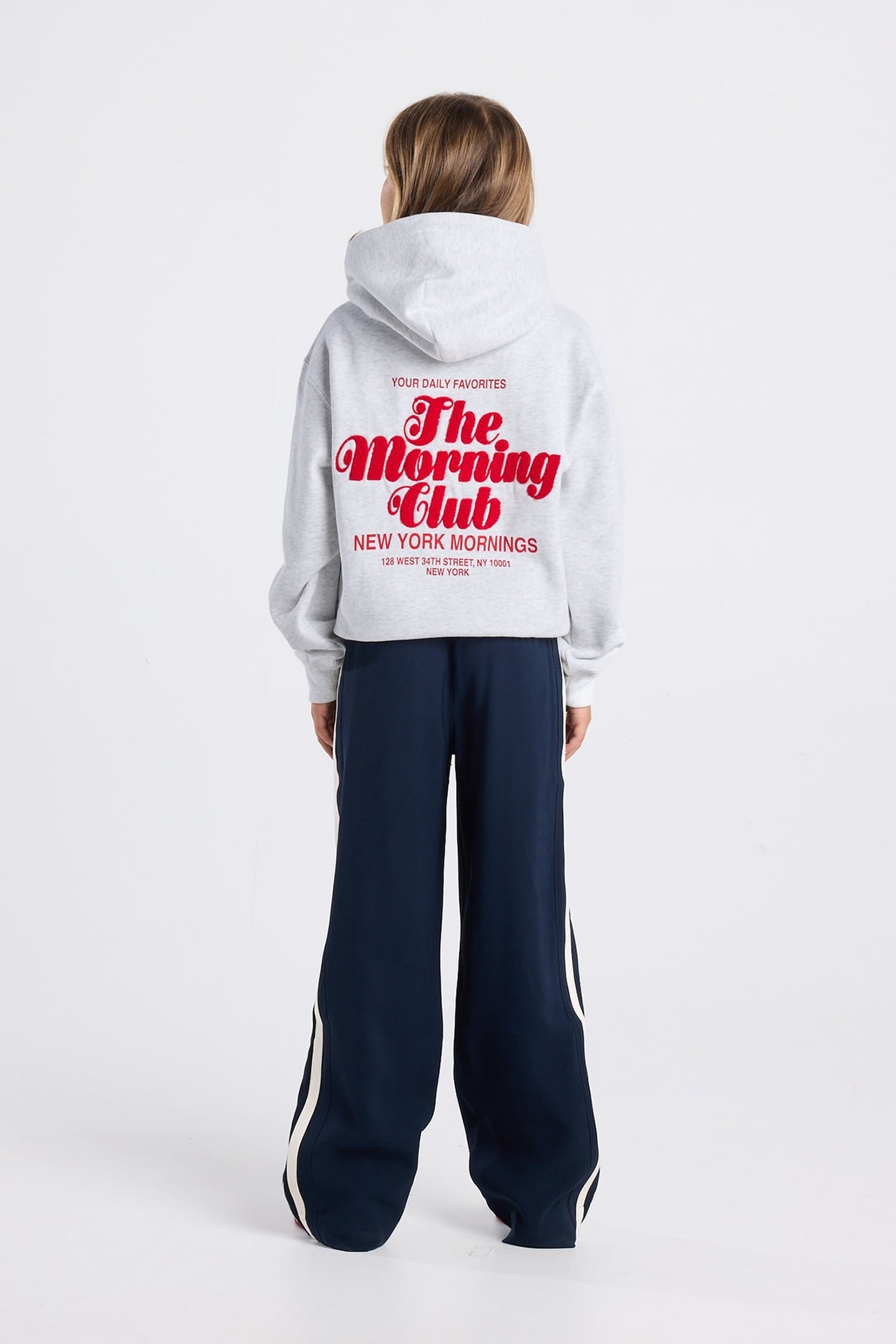 SANA HOOD JR LIGHT GREY MELANGE 2