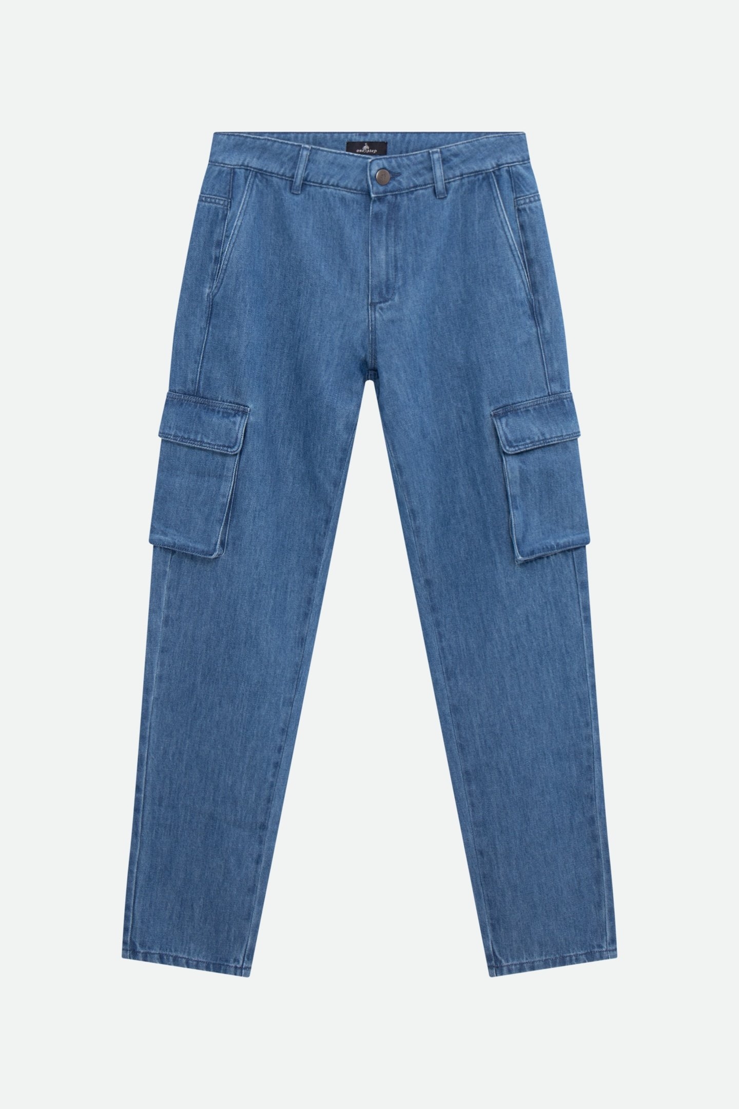 LE ZENDAYA - 7/8 CARROT BLUE BATTLE JEANS 4