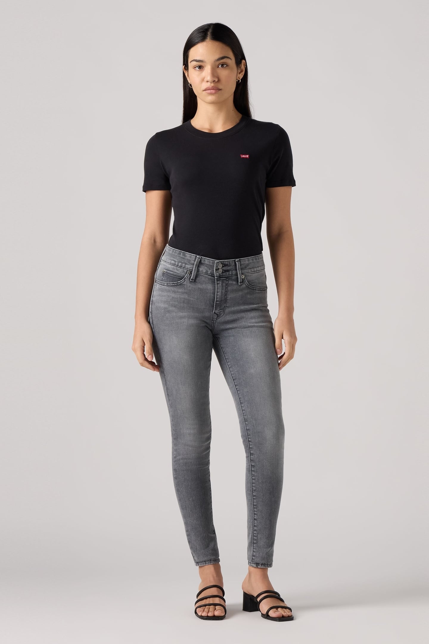 721 HIGH RISE SKINNY BLACK WORN IN 2