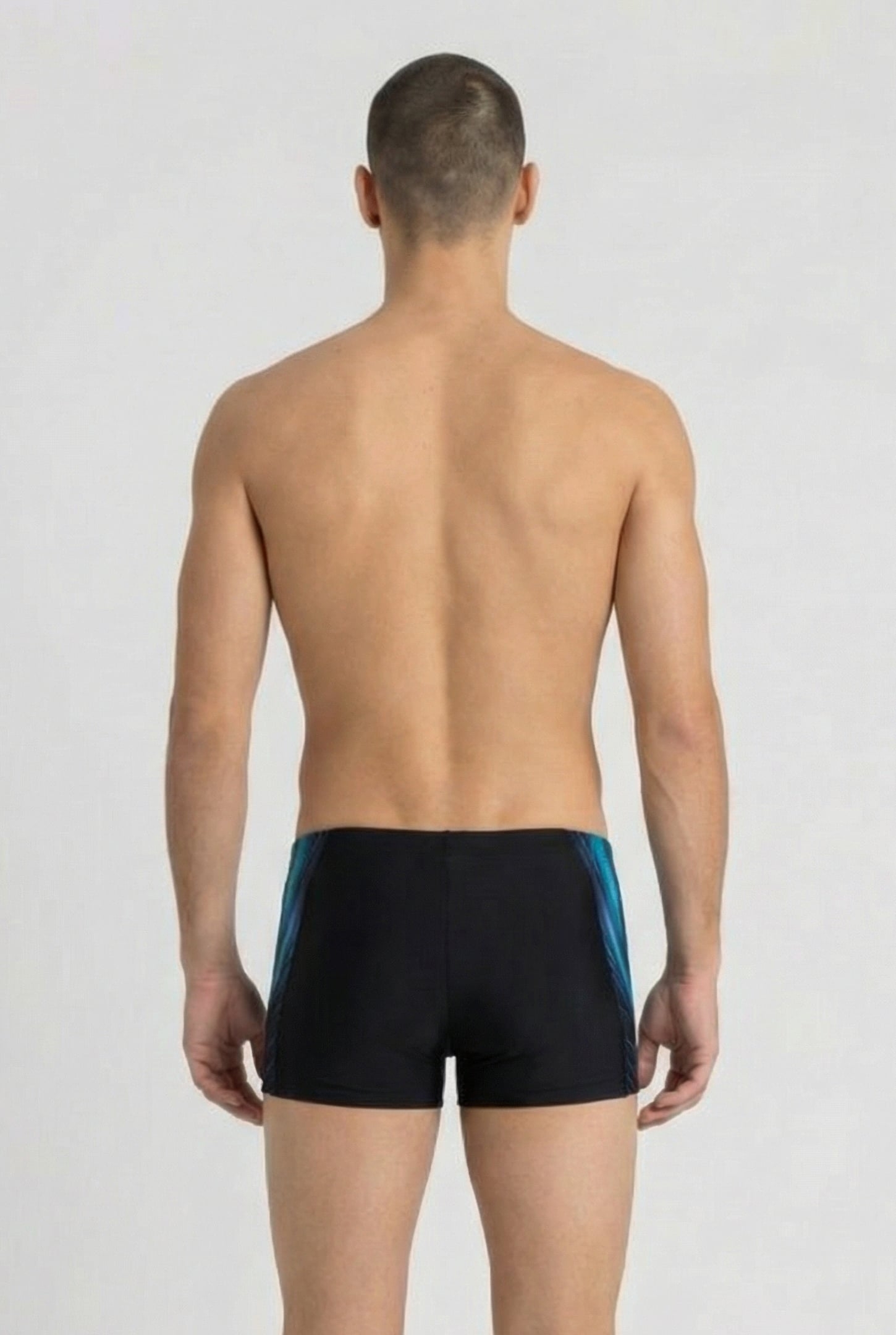 MEN'S ARENA UNDERWATER SWIM SHORT BLACK MULTI BLACK 2