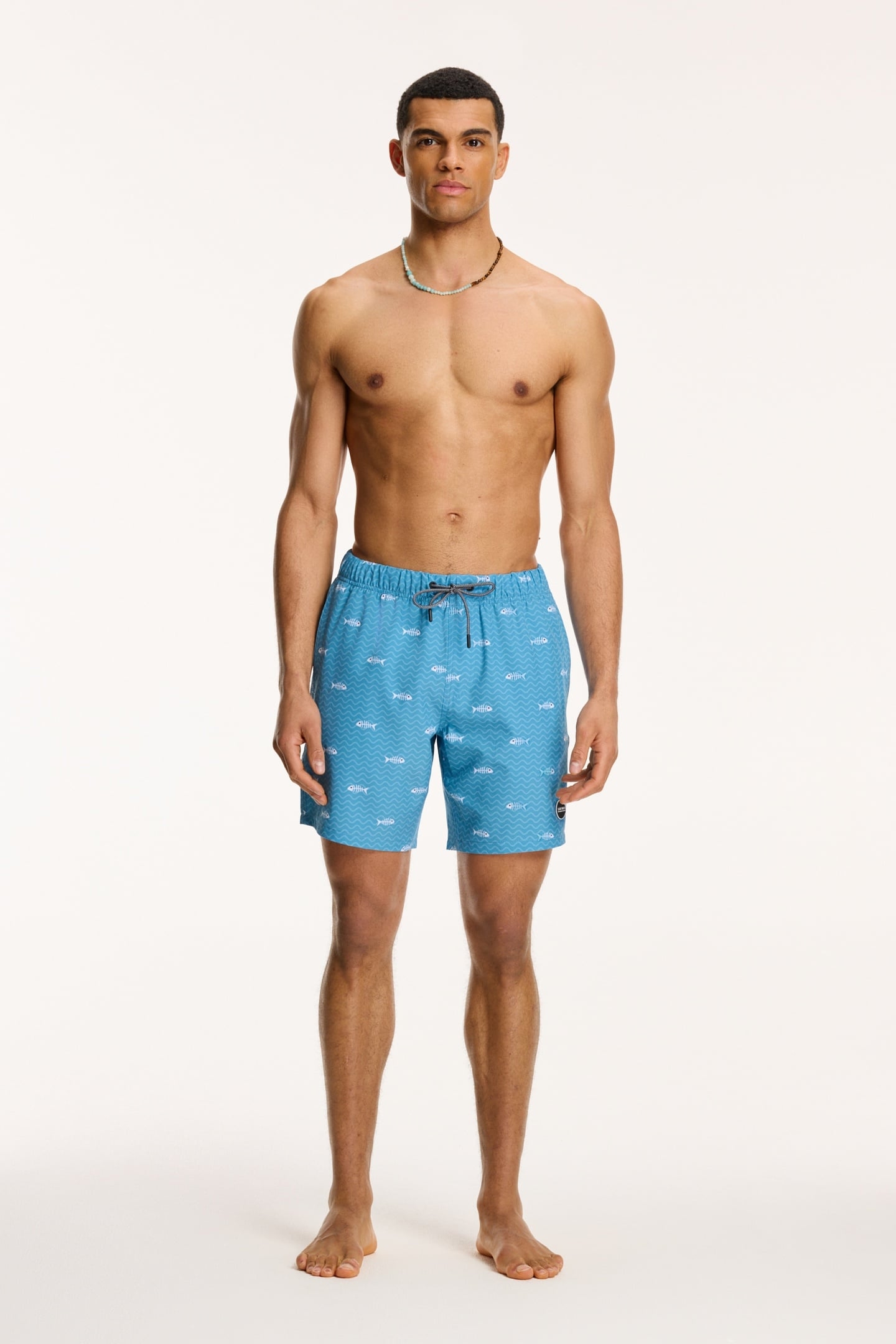 SWIM SHORTS FISH BONE CANADIAN BLUE 2