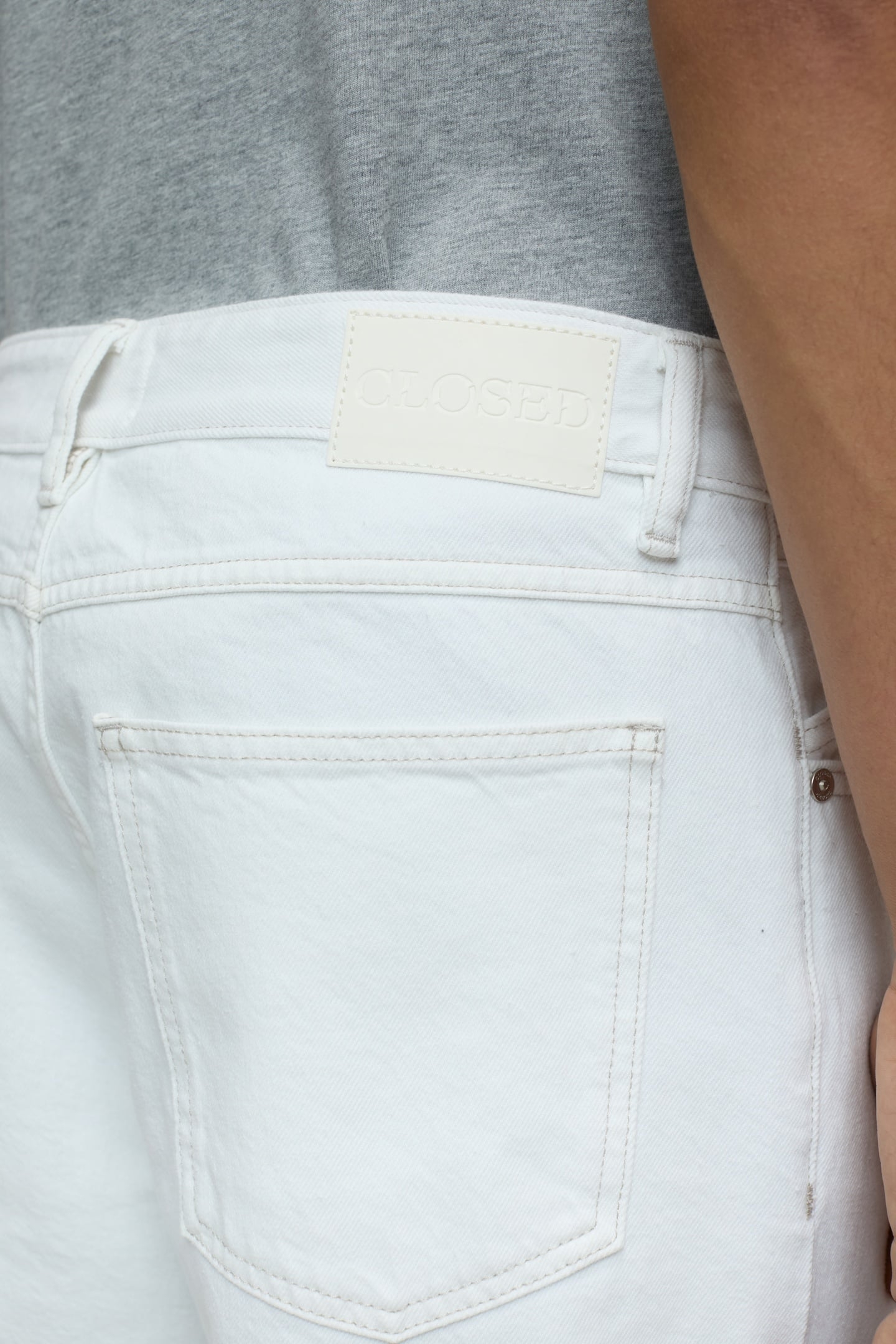 SPRINGDALE RELAXED JEANS IVORY 8