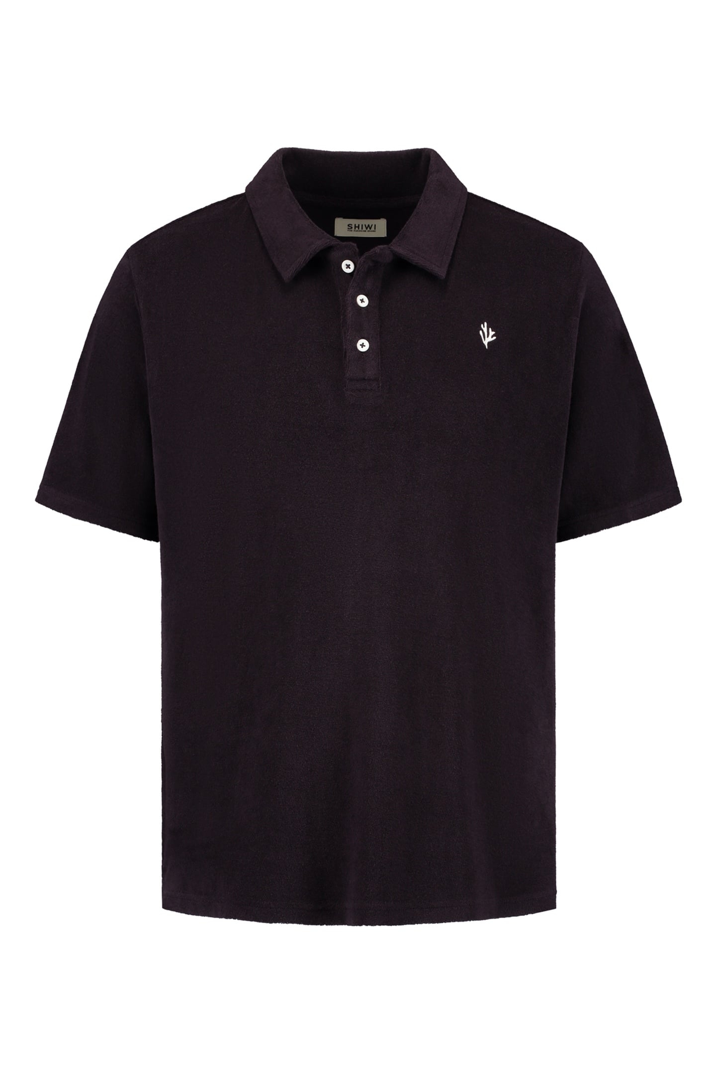 NICO TOWELING POLO SOLID PURPLE ROCK 6