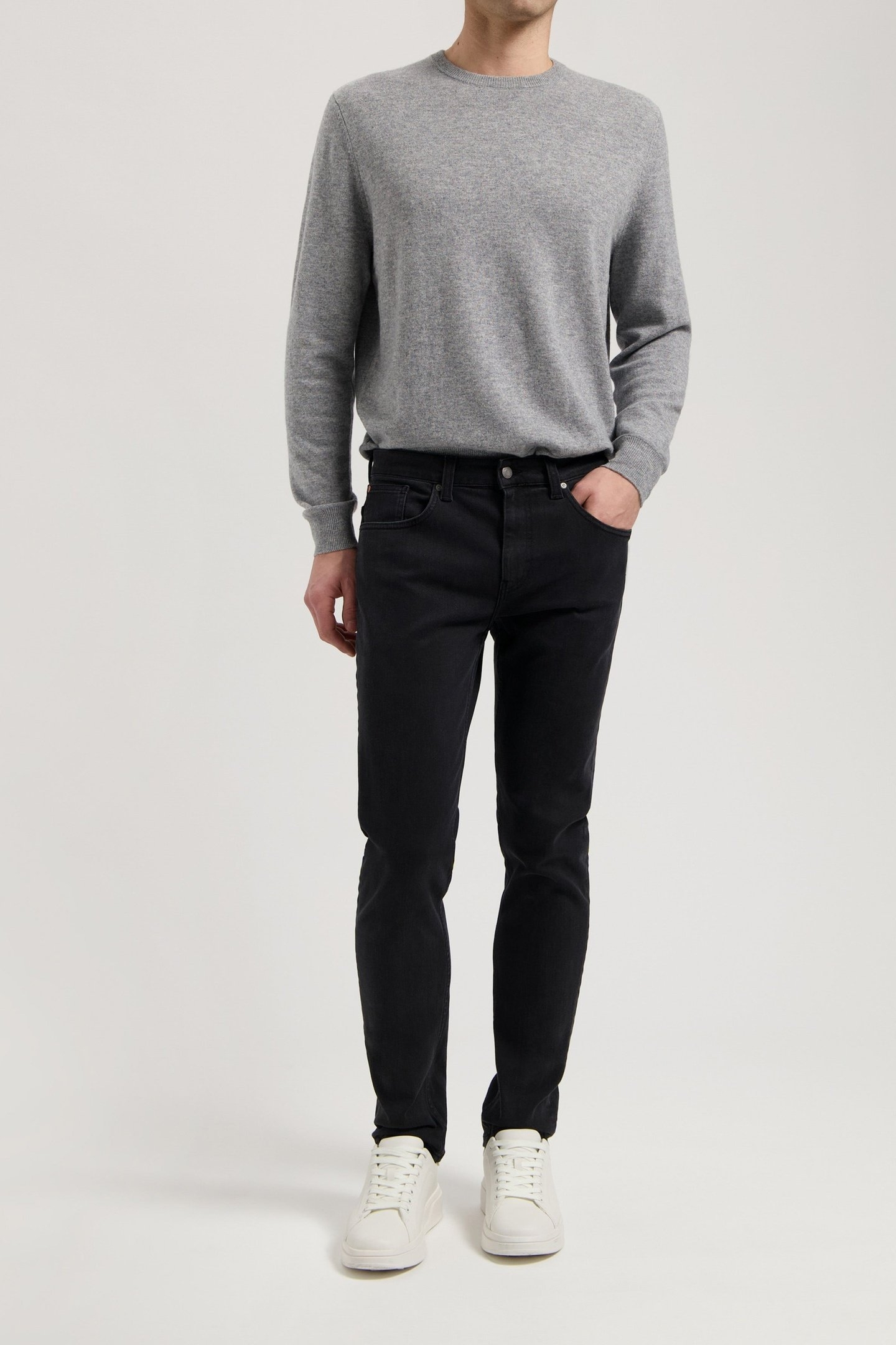 RICK MID SLIM STONE BLACK 1