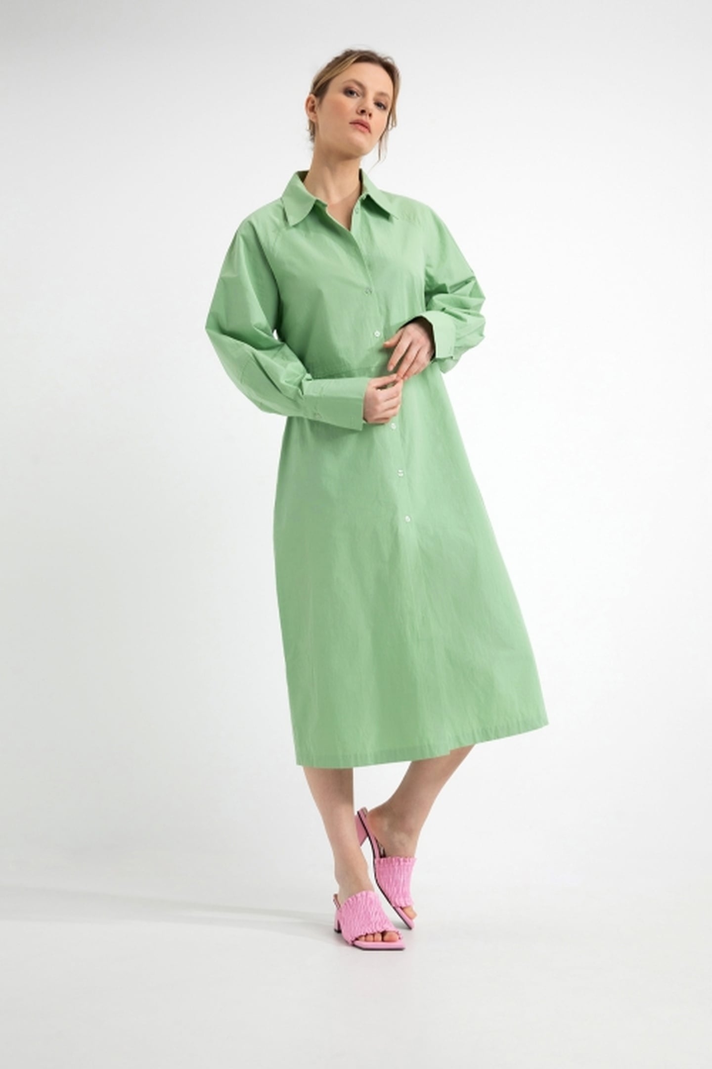 DEX DRESS SEA GREEN 3
