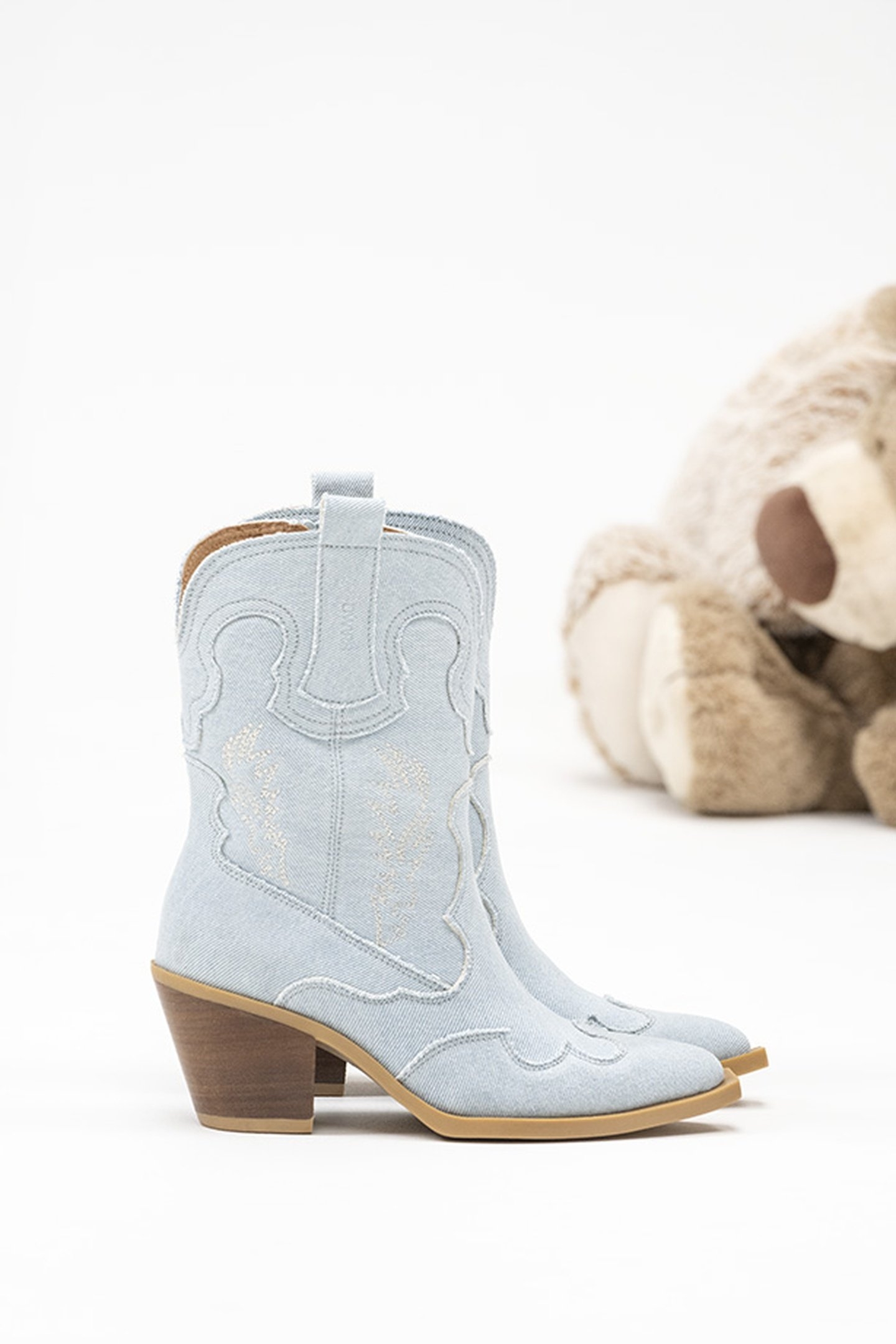 SILVI DENIM WESTERN SHOES LT. JEANS 2