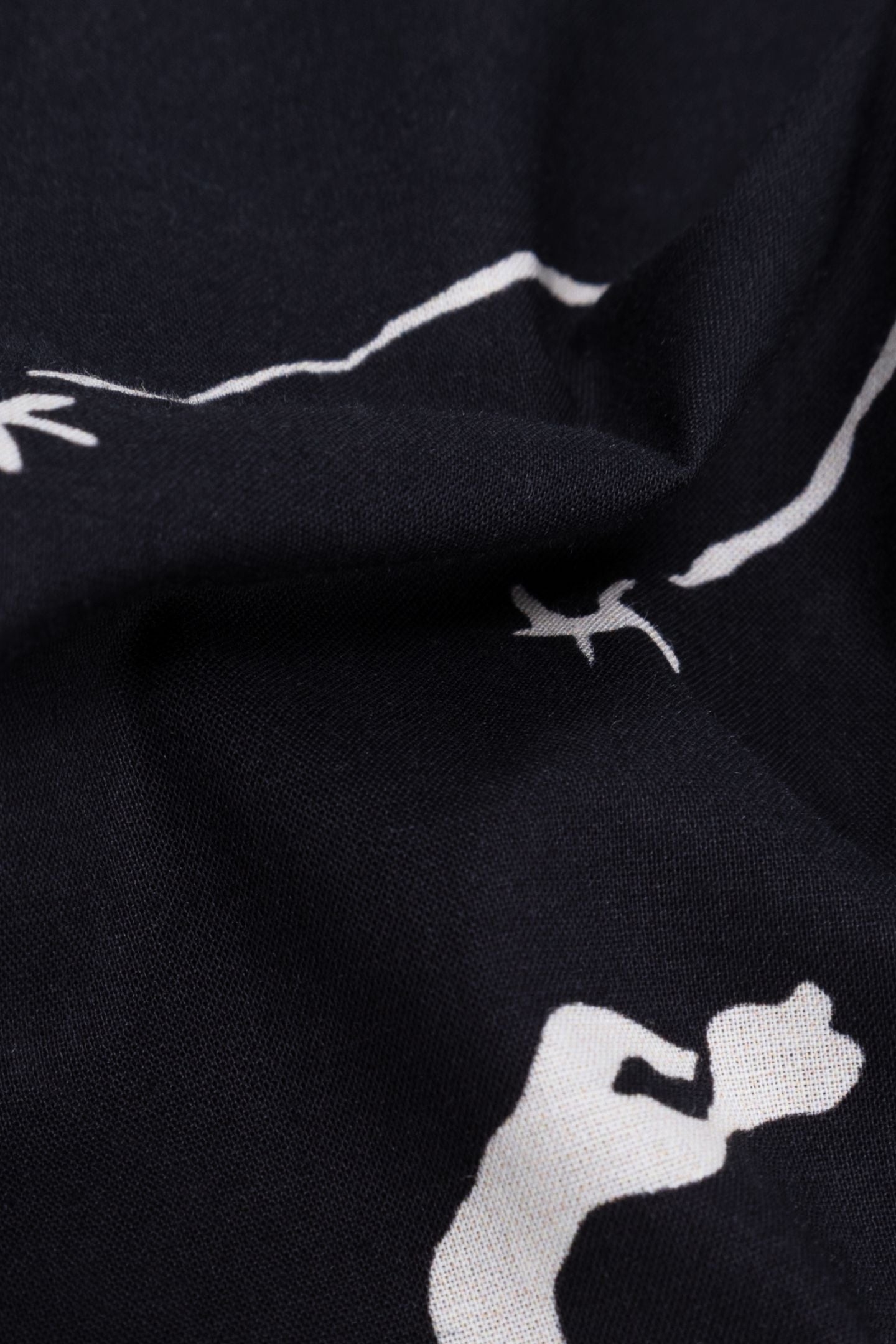 BLACK REGULAR SHIRT WITH STAR PRINT 8