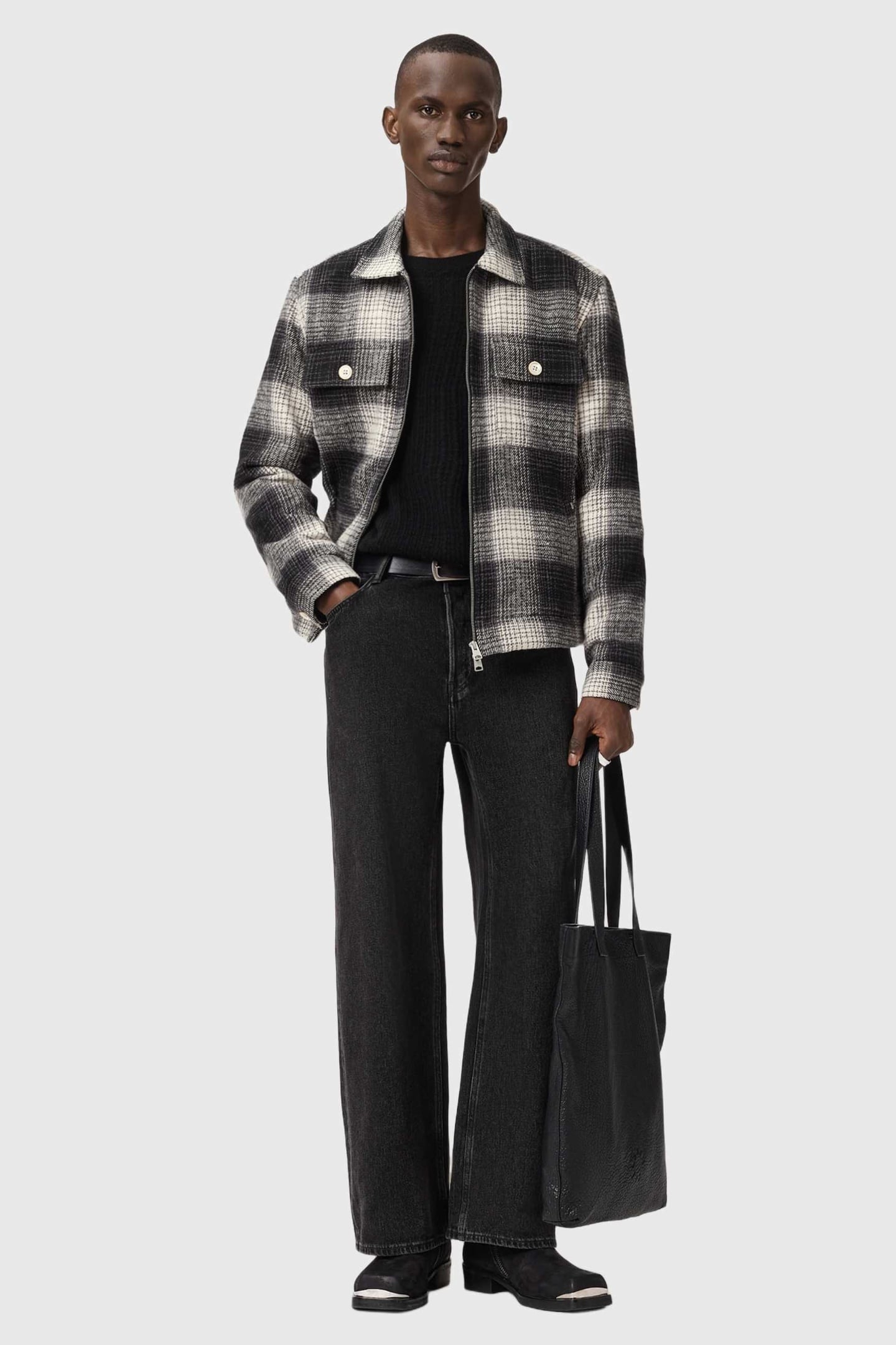 MATHESON JACKET BLACK/OFF WHITE 3