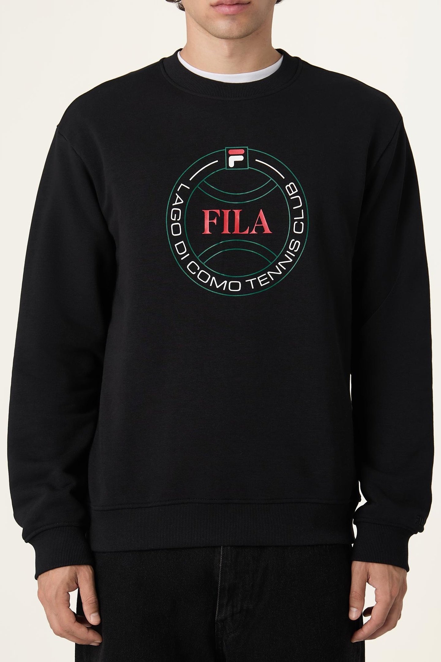 PARELLA RELAXED GRAPHIC SWEATSHIRT BLACK 1