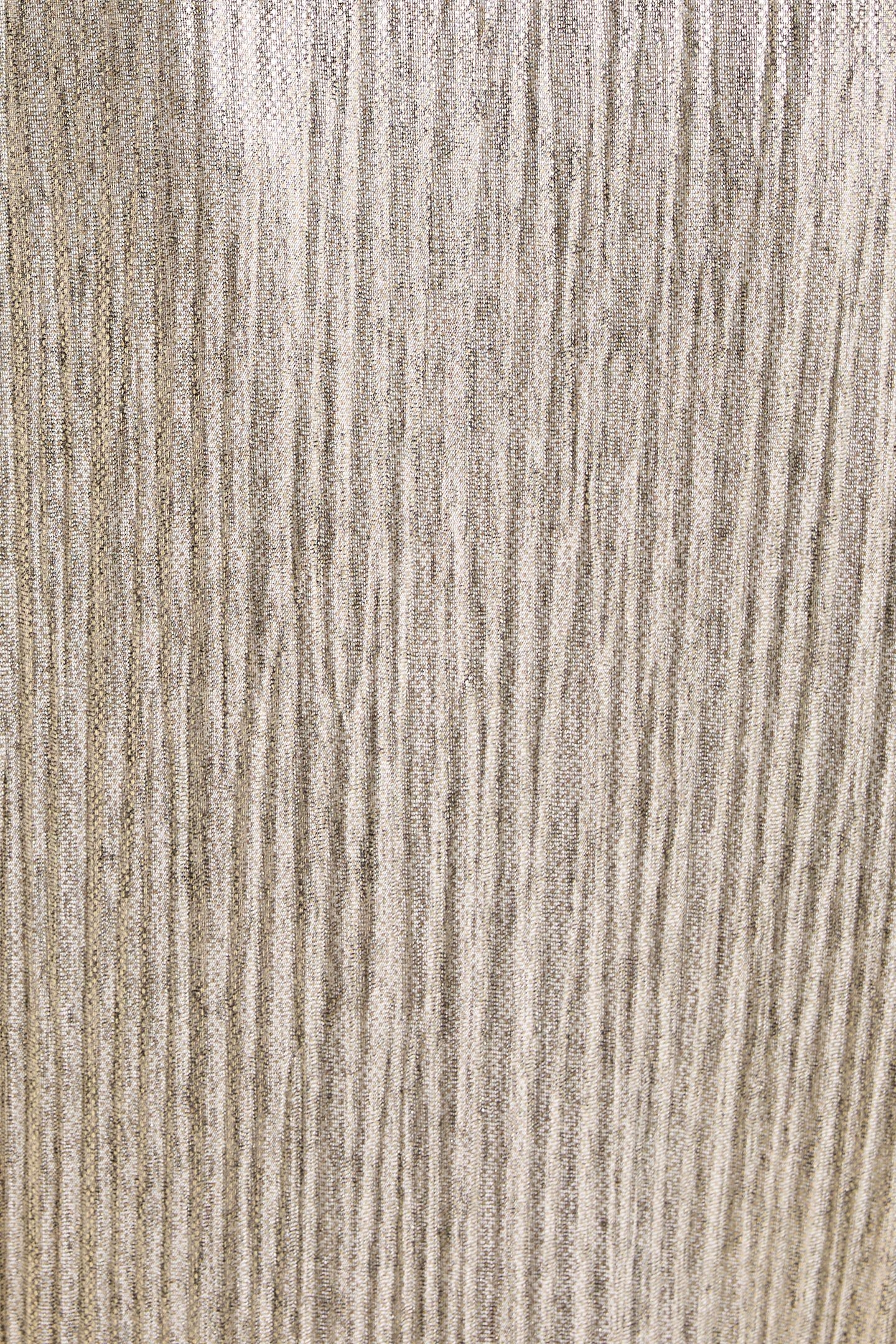 GREY PLEATED TOP WITH DECORATIVE GOLD STRIPES GOLD 7