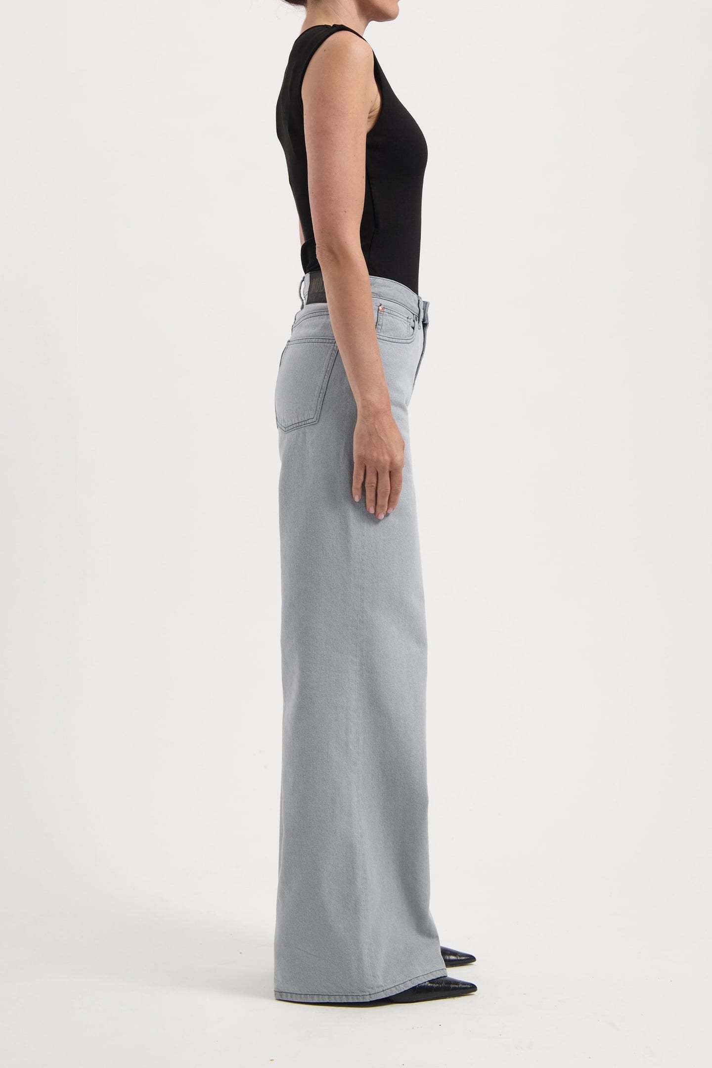 SARA HIGH LOOSE LIGHT GREY 6