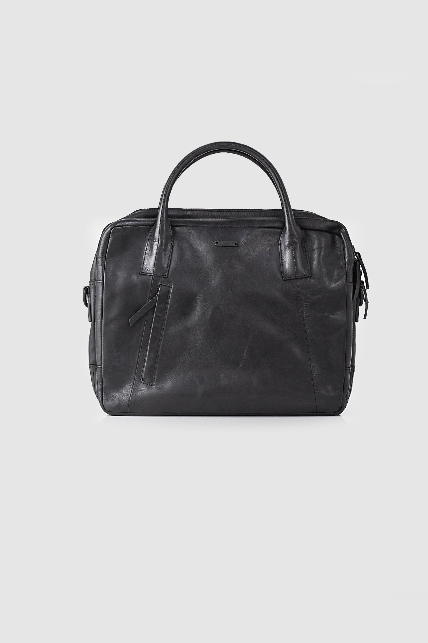 BLACK LEATHER BAG 1
