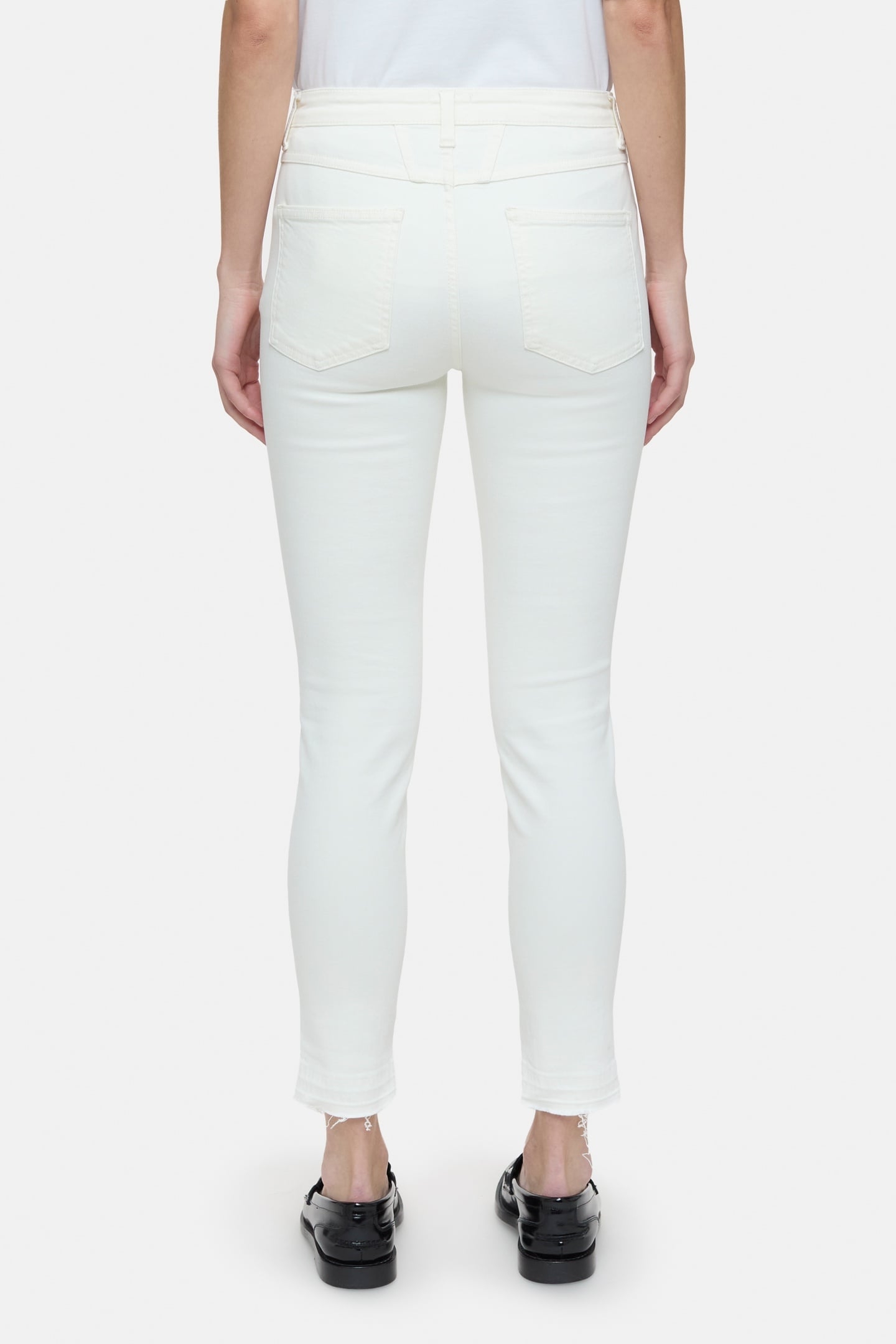 SKINNY PUSHER JEANS IVORY 3