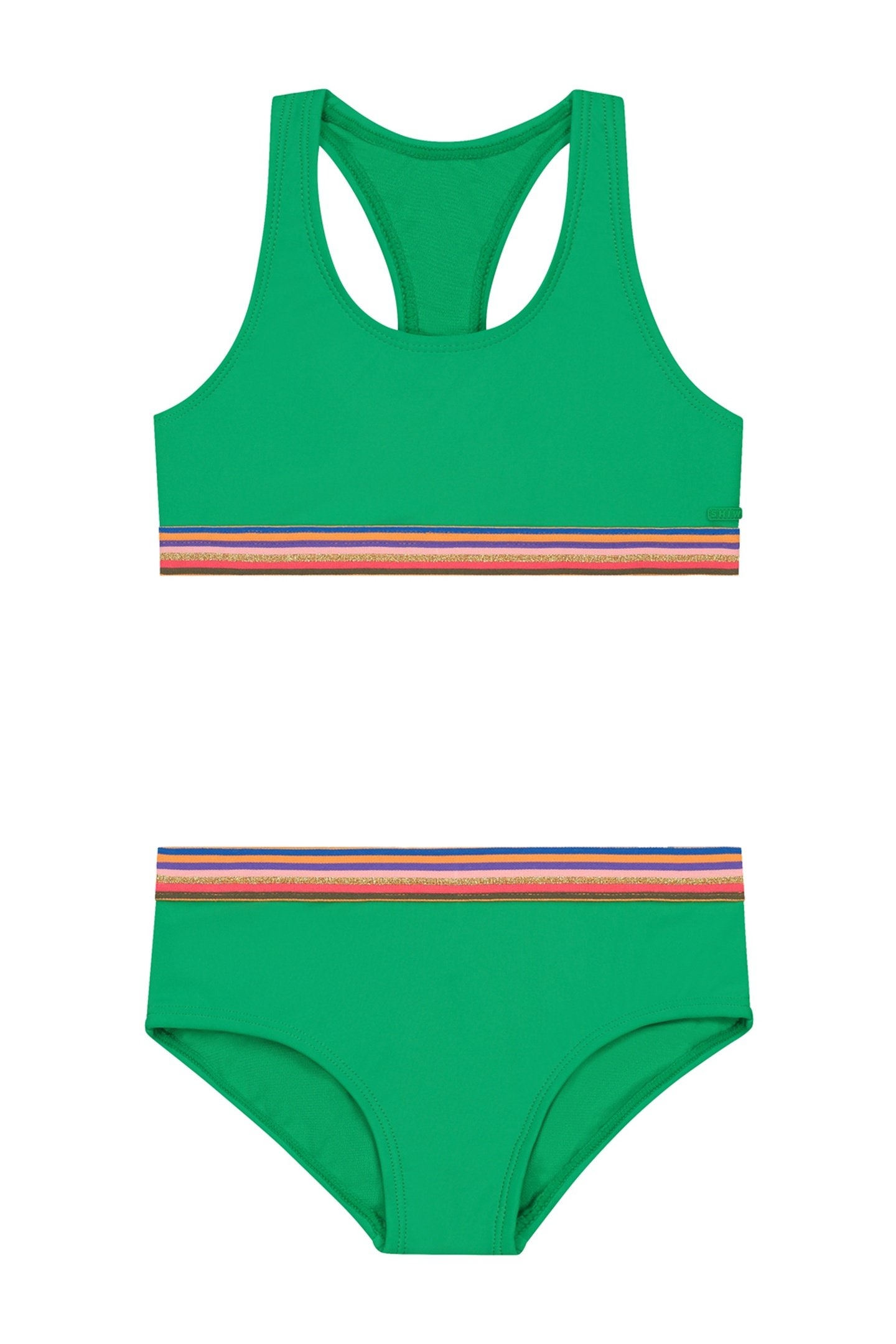 GIRLS CHARLIE BIKINI SET TROPIC GREEN 1