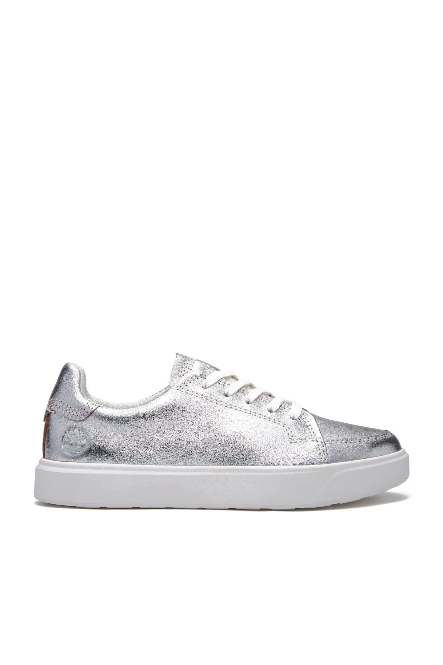EMERSON STREET LOW LACE UP SNEAKER SILVER METALLIC 1