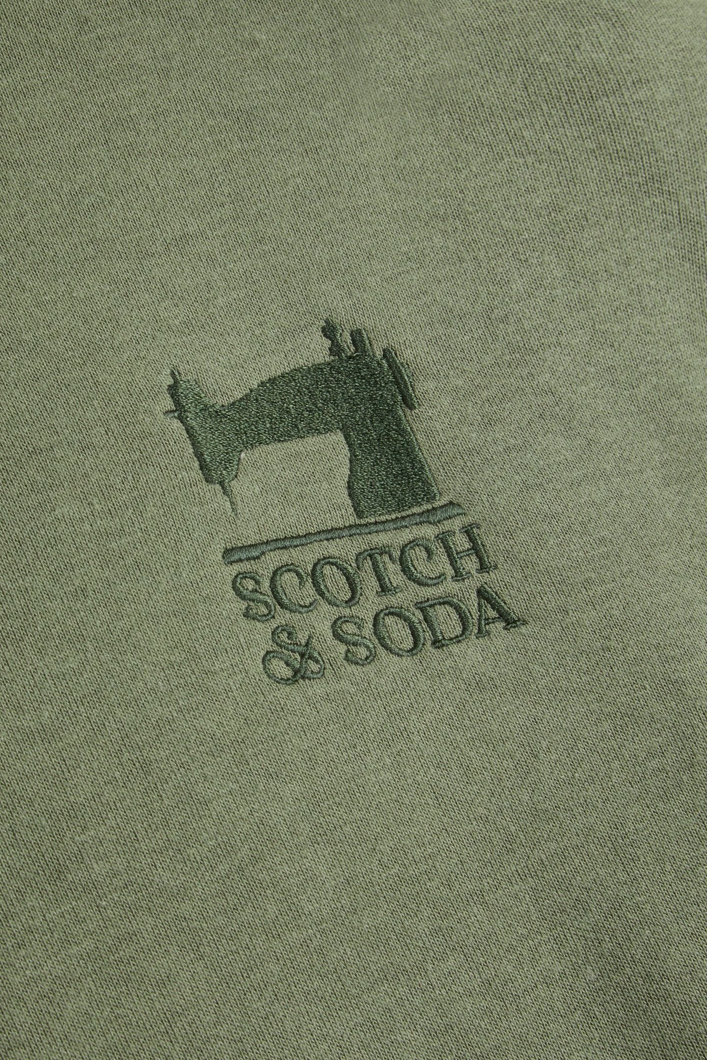 RELAXED FIT FLEECE GRAPHIC HOODIE OLIVE/KHAKI 3