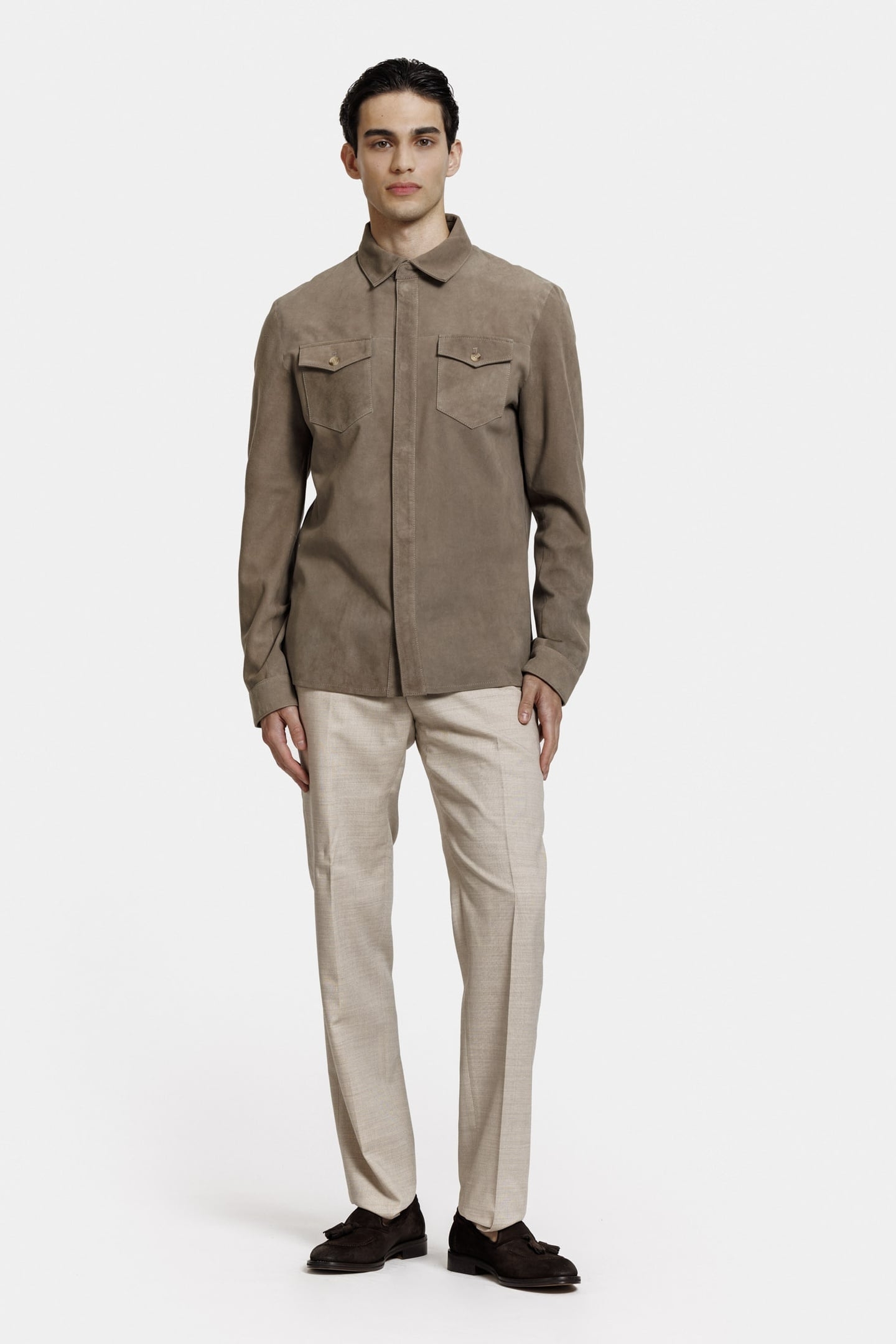 ROCCO OVERSHIRT SILVER GREEN 2