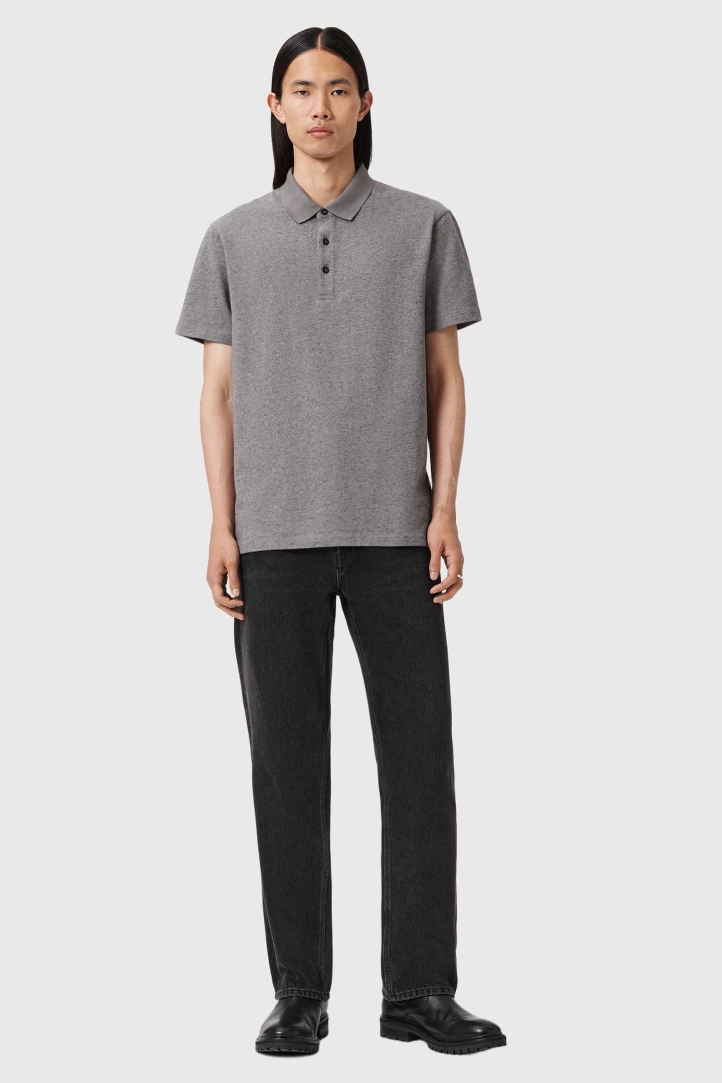 ROWAN SS POLO MARCH GREY MARL 2