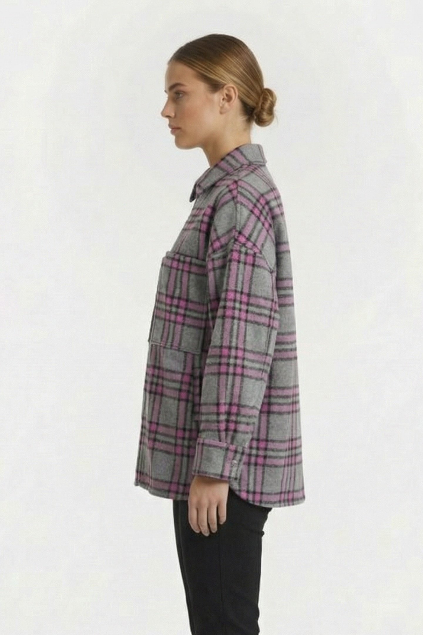 WATSON OVERSHIRT GREY/PINK 3