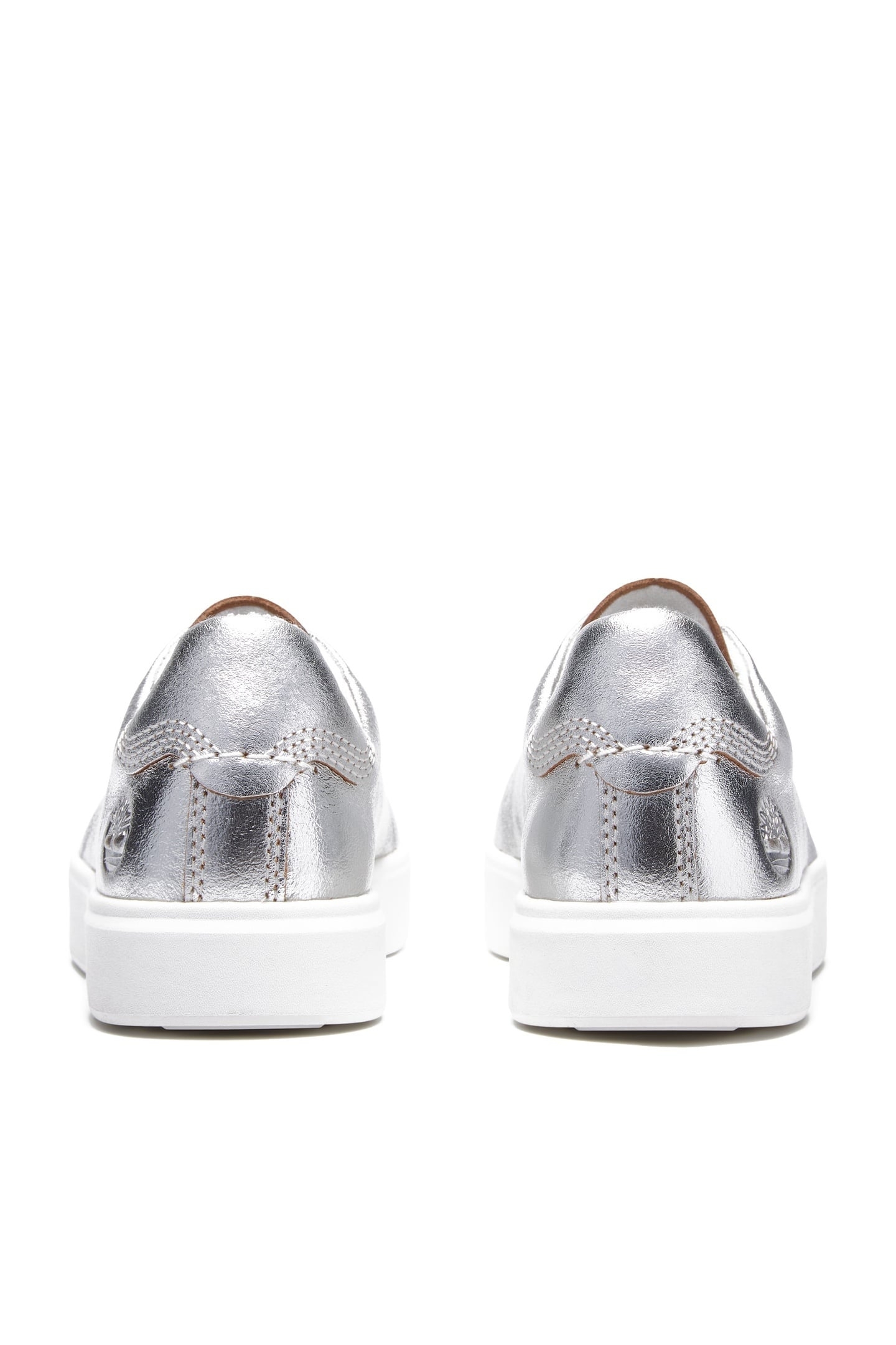 EMERSON STREET LOW LACE UP SNEAKER SILVER METALLIC 7