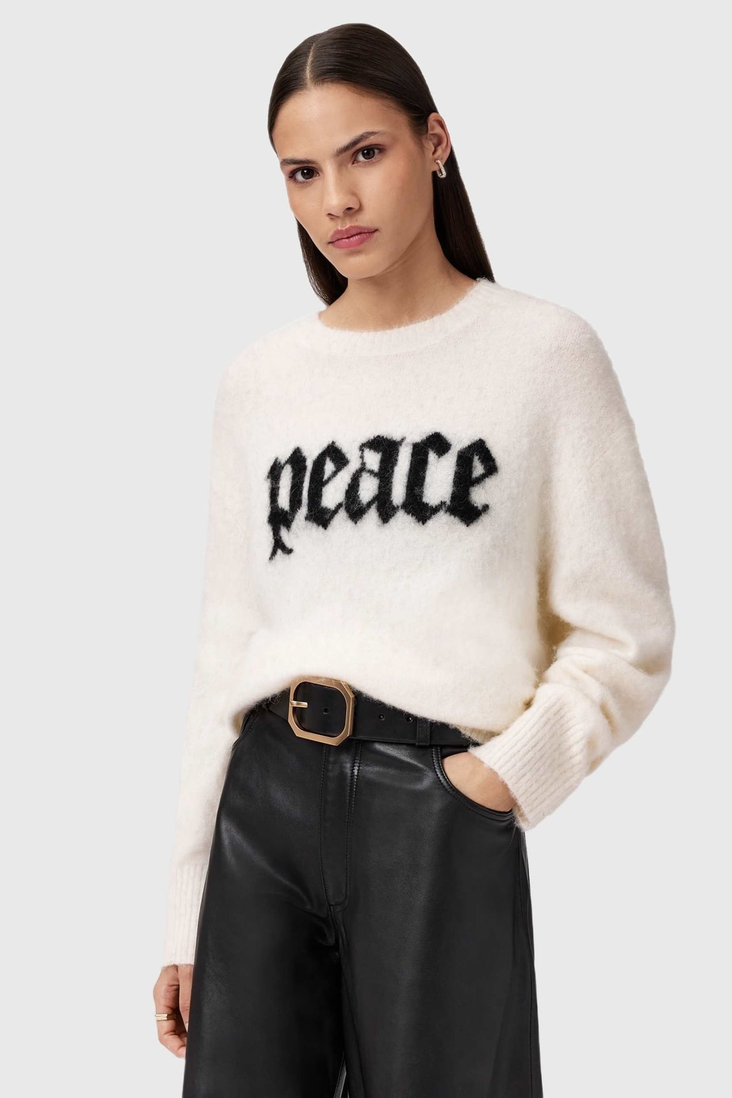 PEACE CREW CHALK WHITE/BLACK 1