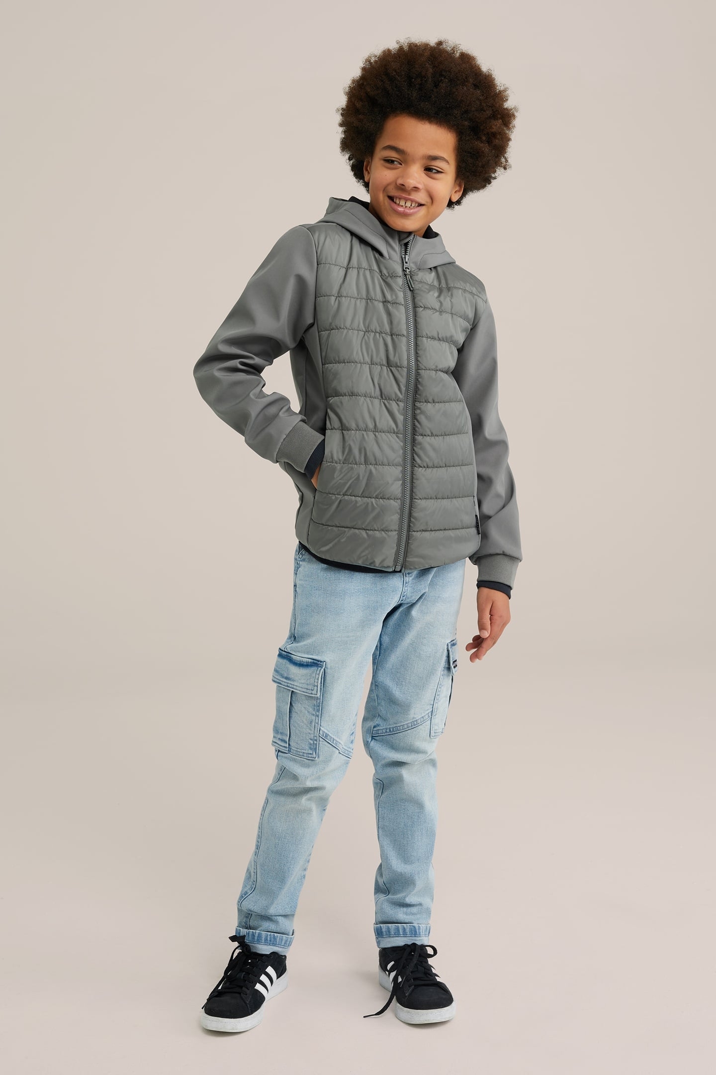 JACKET NORMAL LENGTH GREYISH GREEN 1