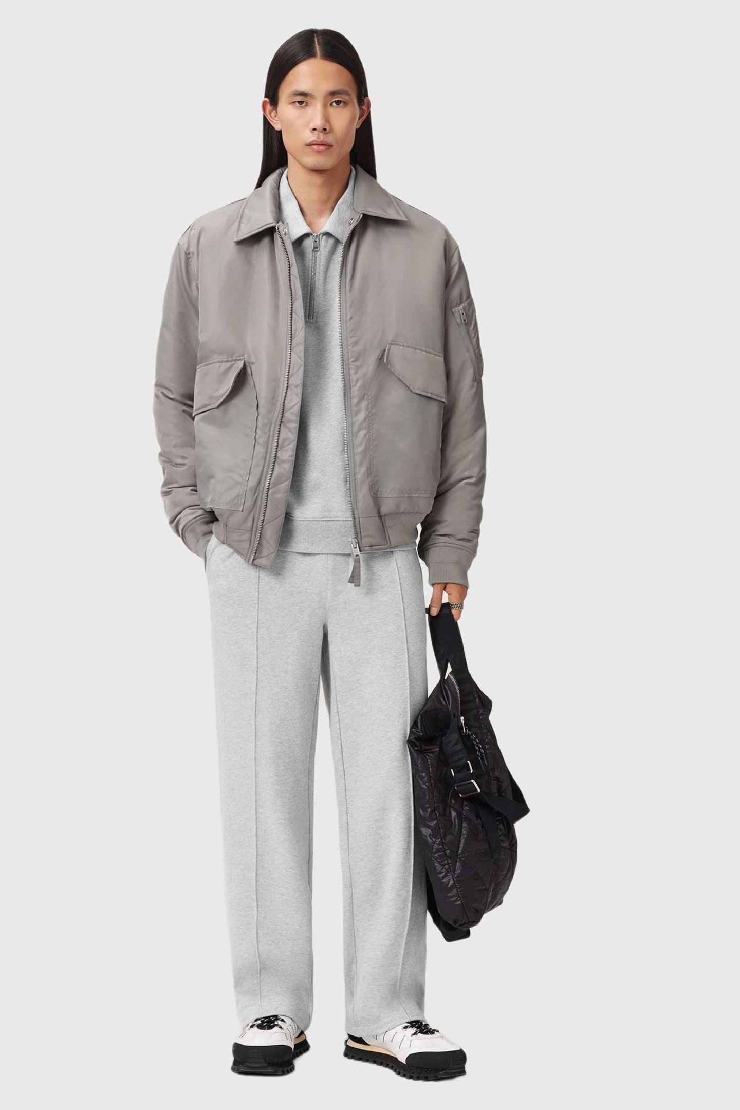 MILO SWEATPANT LIGHT GREY MARL 5