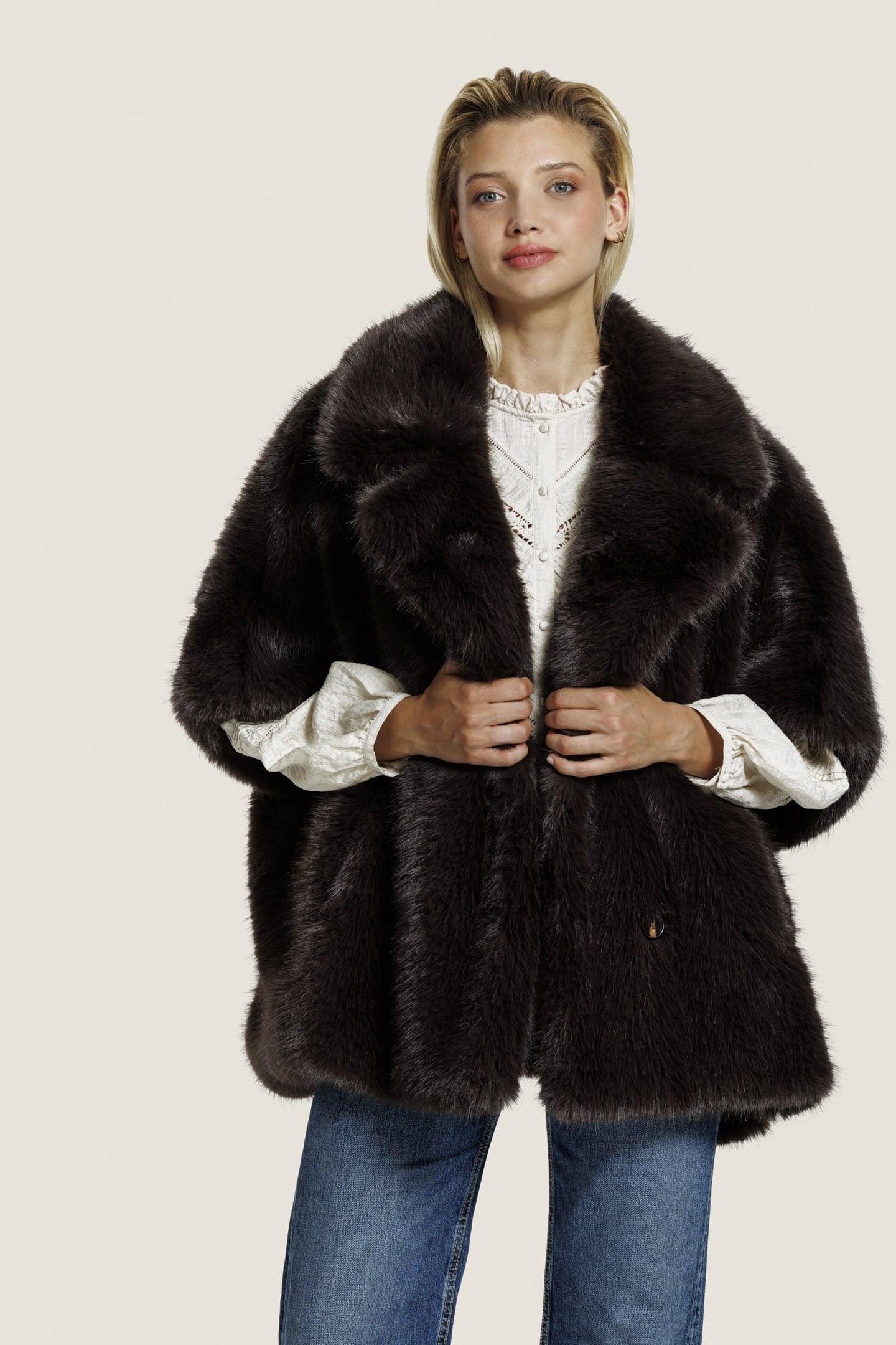 ELIN JACKET DARK BROWN 1