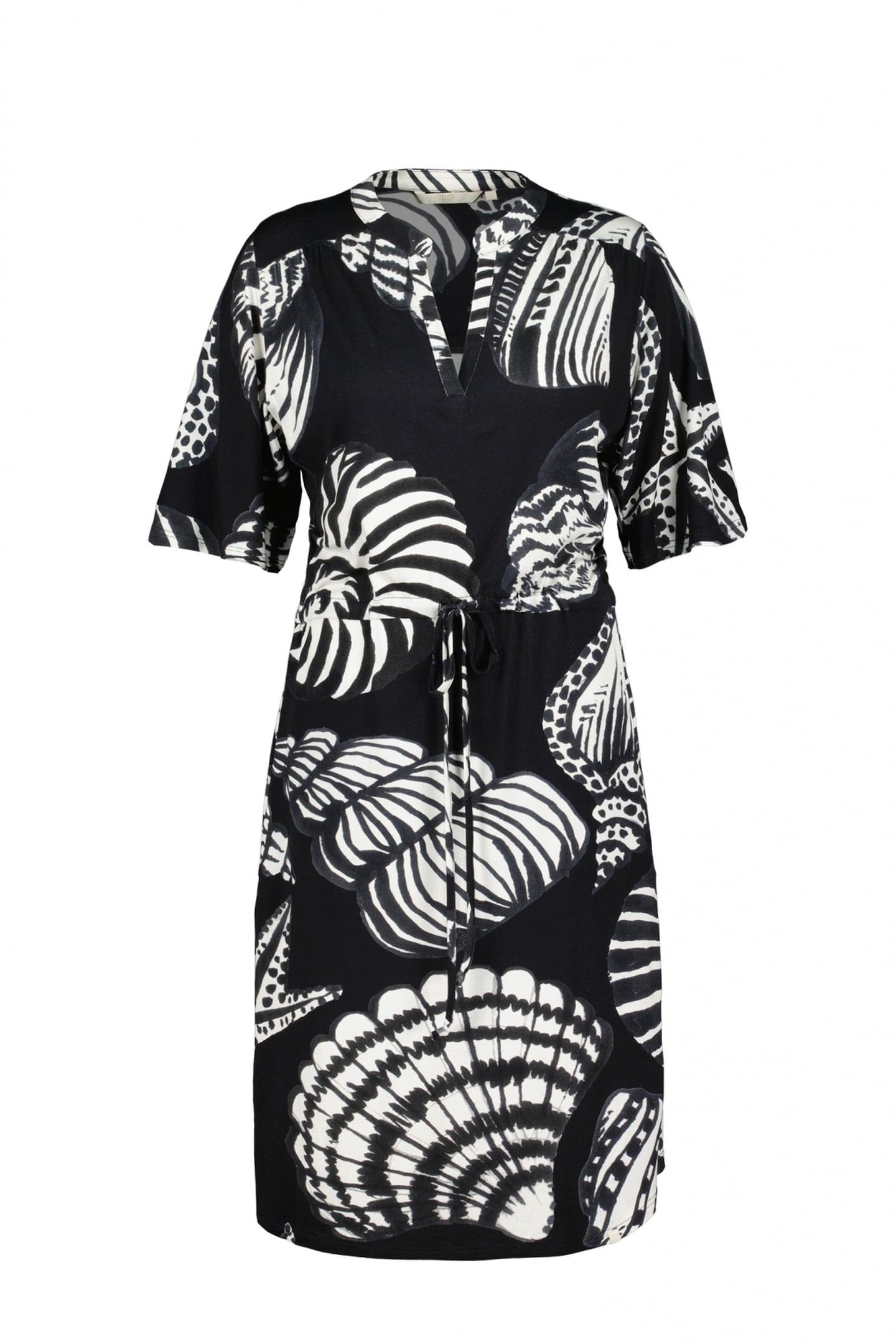 DRESS BAILY IN BLACK WITH SHELL SYMPHONY XXL PRINT 4