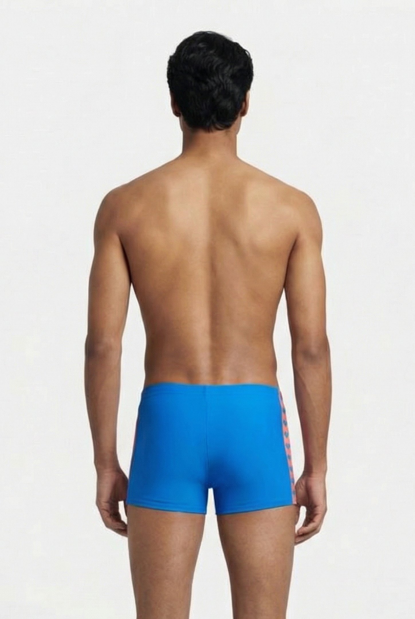 MEN'S ARENA ICONS SWIM SHORT SOLID BLUE CHINA CALYPSO CORAL 2