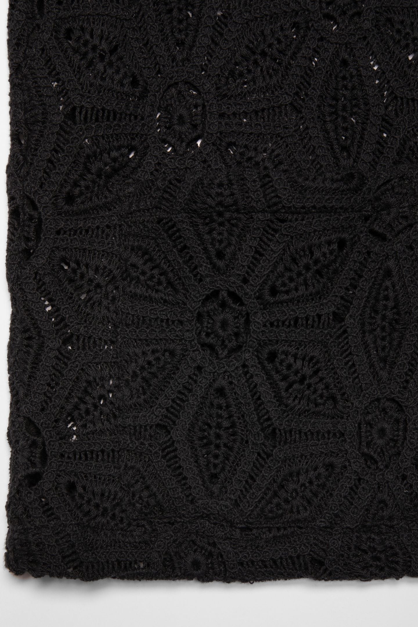 ANITA CROCHET CARDIGAN BLACK 8