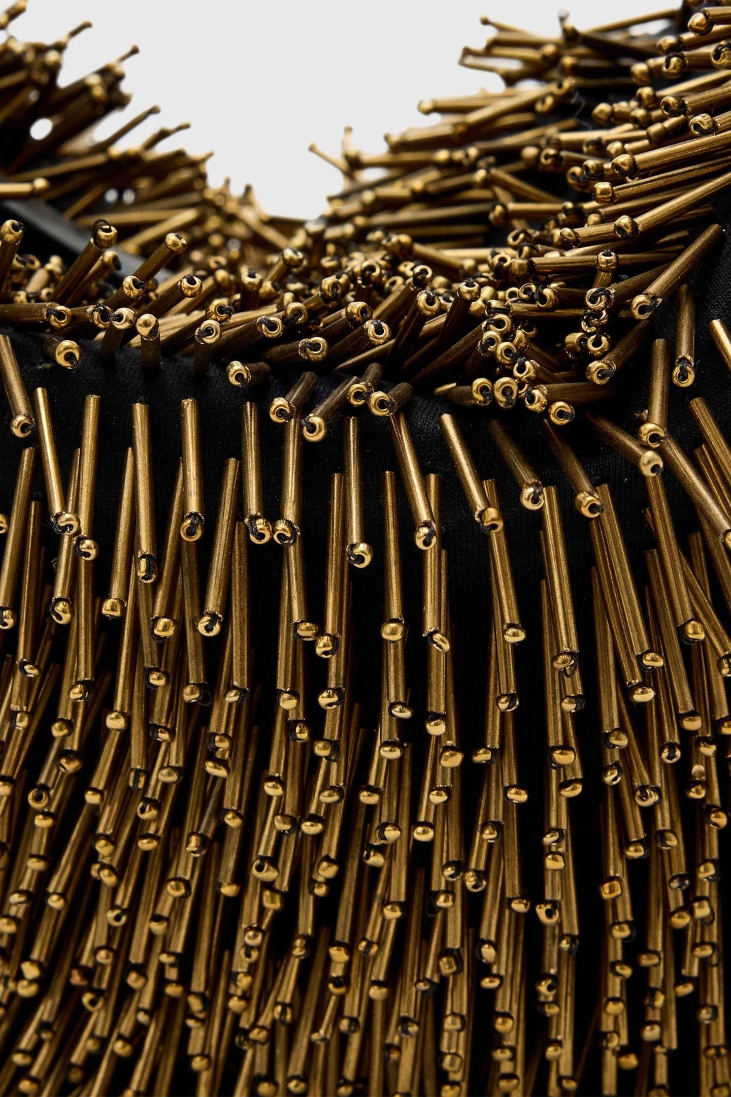 MADEA CHAIN BEAD BAG WARM BRASS/BLACK 7