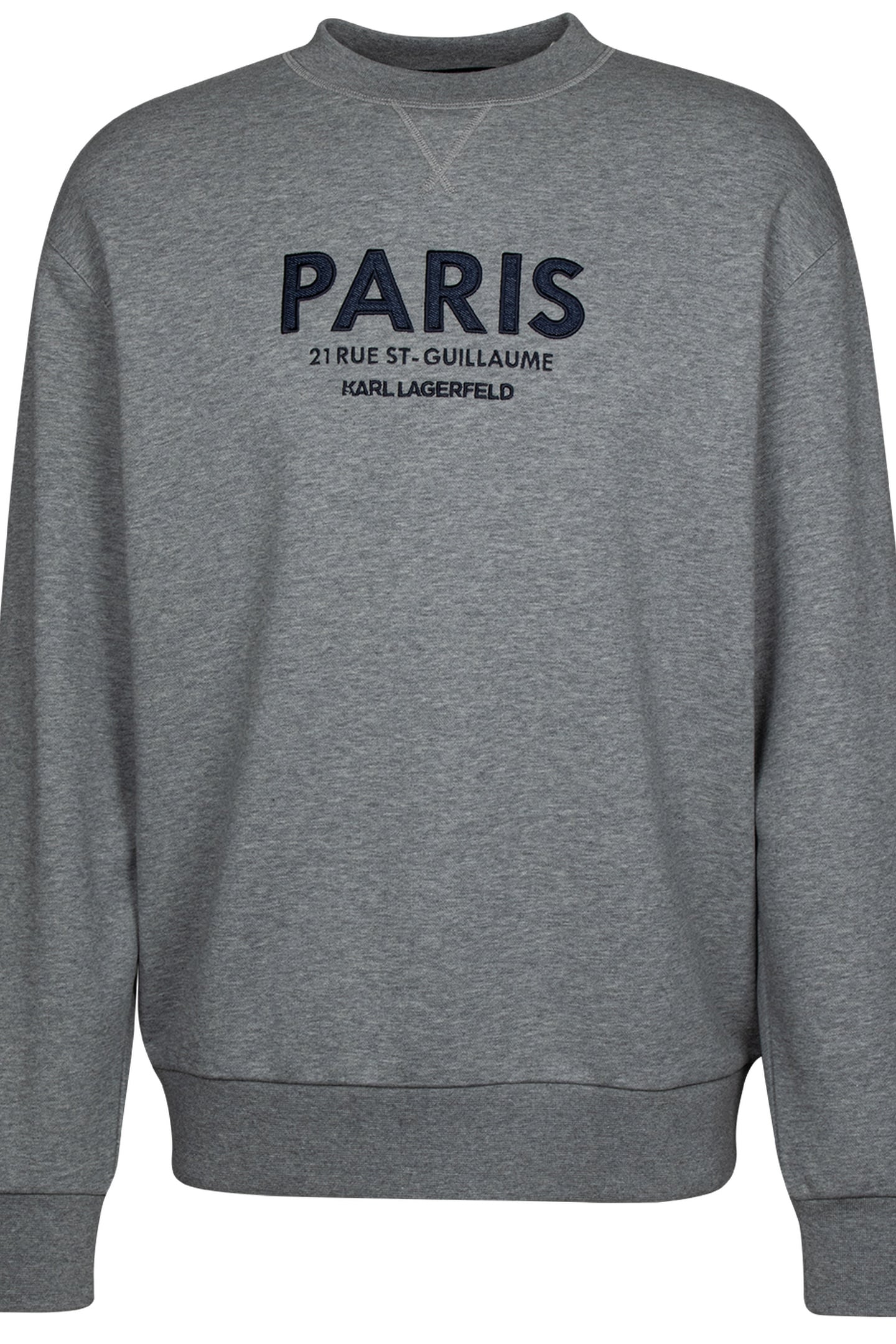 DARKGREY MELANGE SWEAT CREWNECK 4