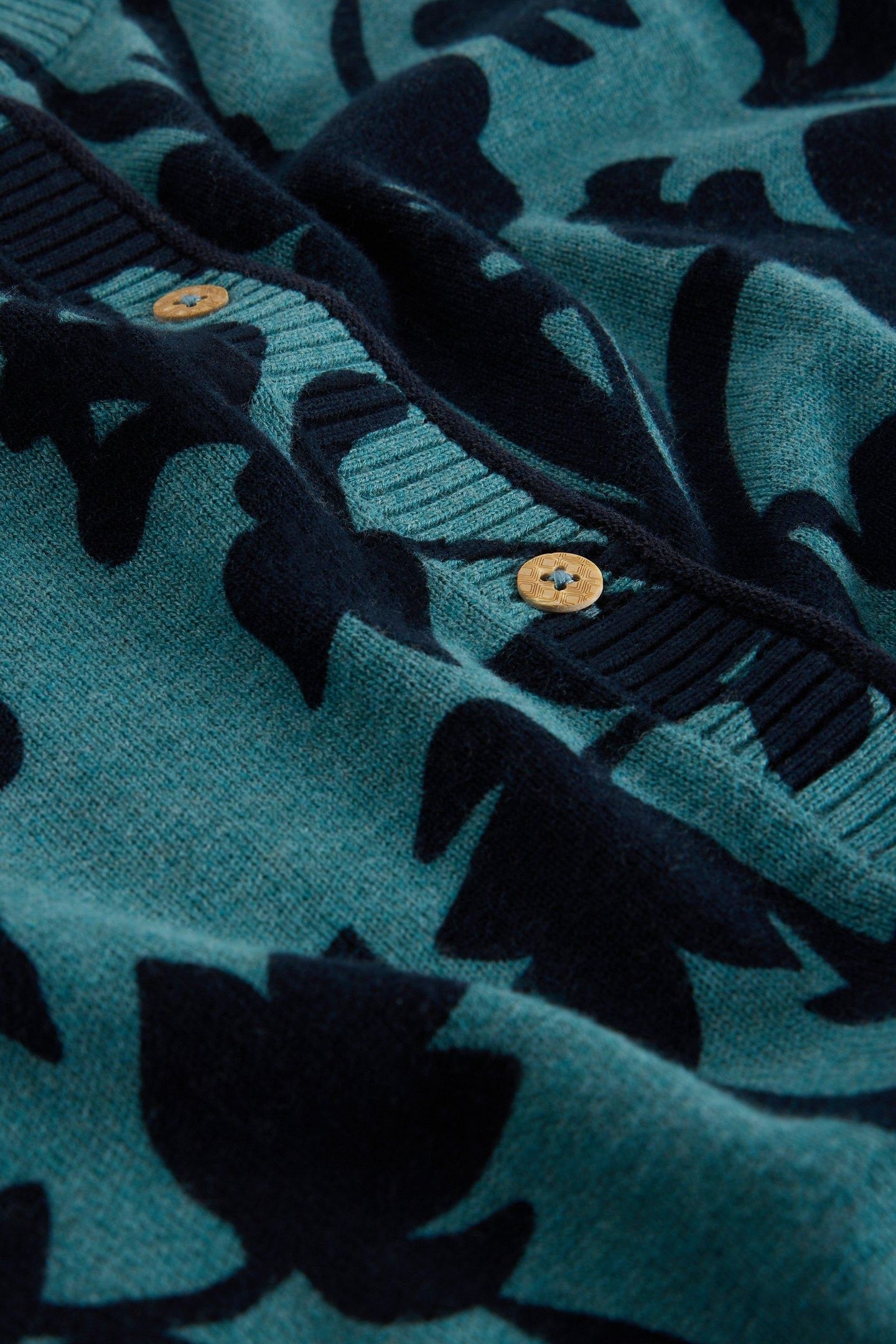 LULU PRINT CARDI BLUE PRINT 4