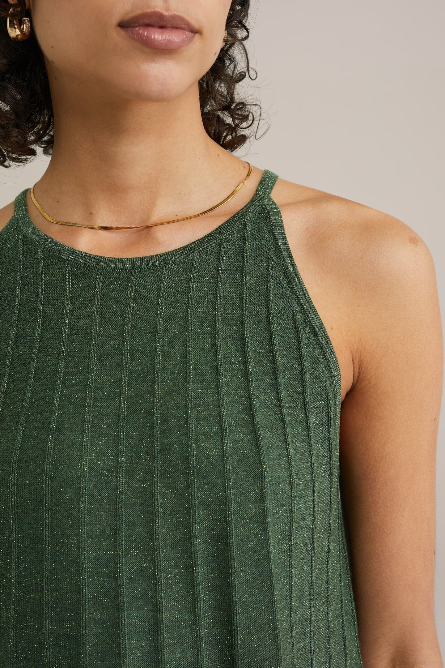 KNITTED PULLOVER DARK GREEN 5